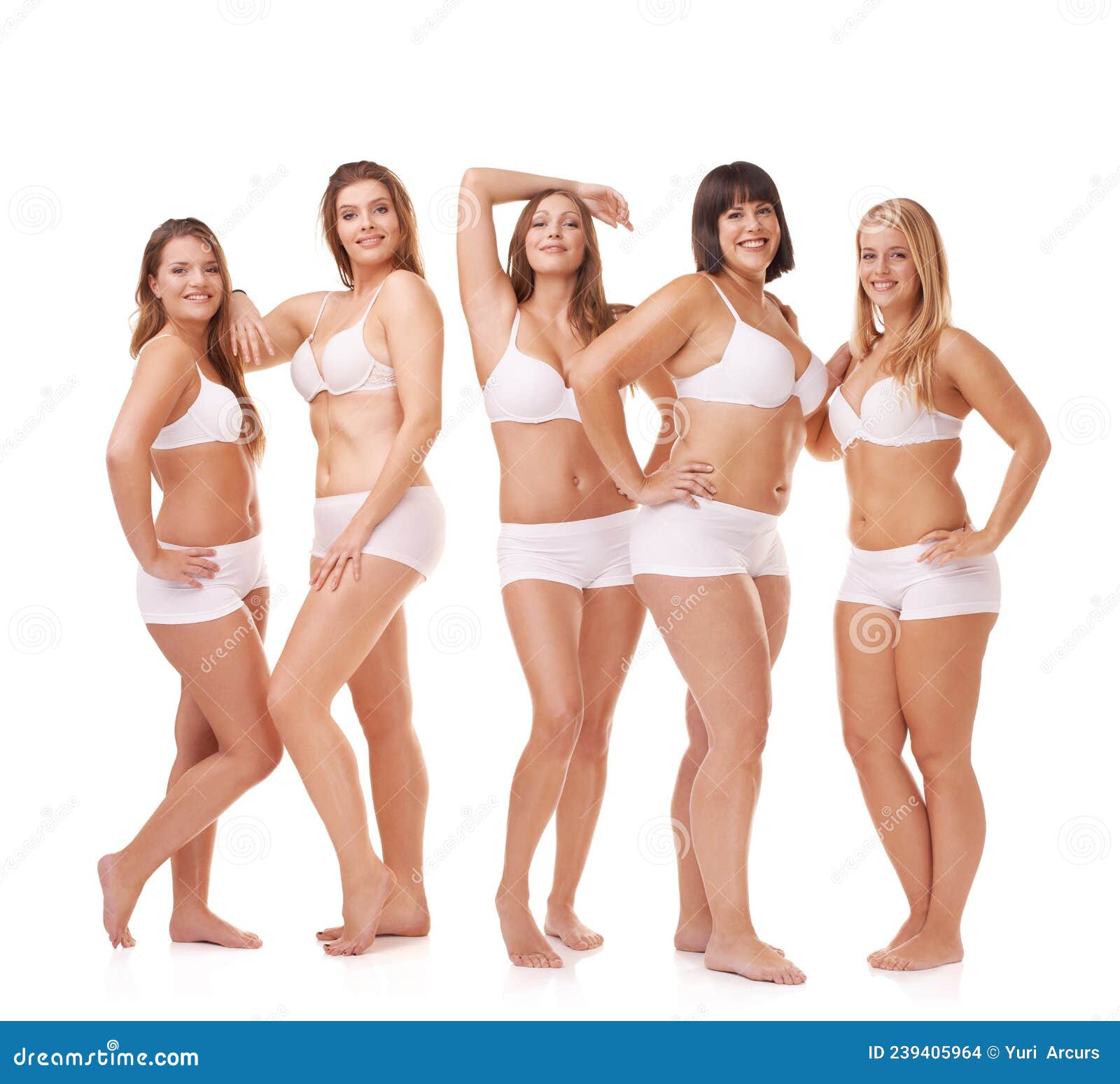 Her Confidence is All Natural. a Group of Women with Different Body Shapes  Standing Together in Their Underwear while Stock Photo - Image of healthy,  curves: 239405964