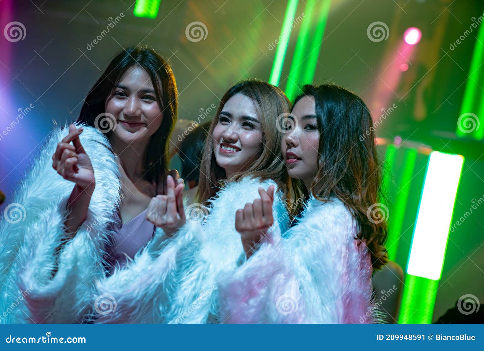 Group Of Women Friend Having Fun At Party In Dancing Club Stock Image Image Of Dancer