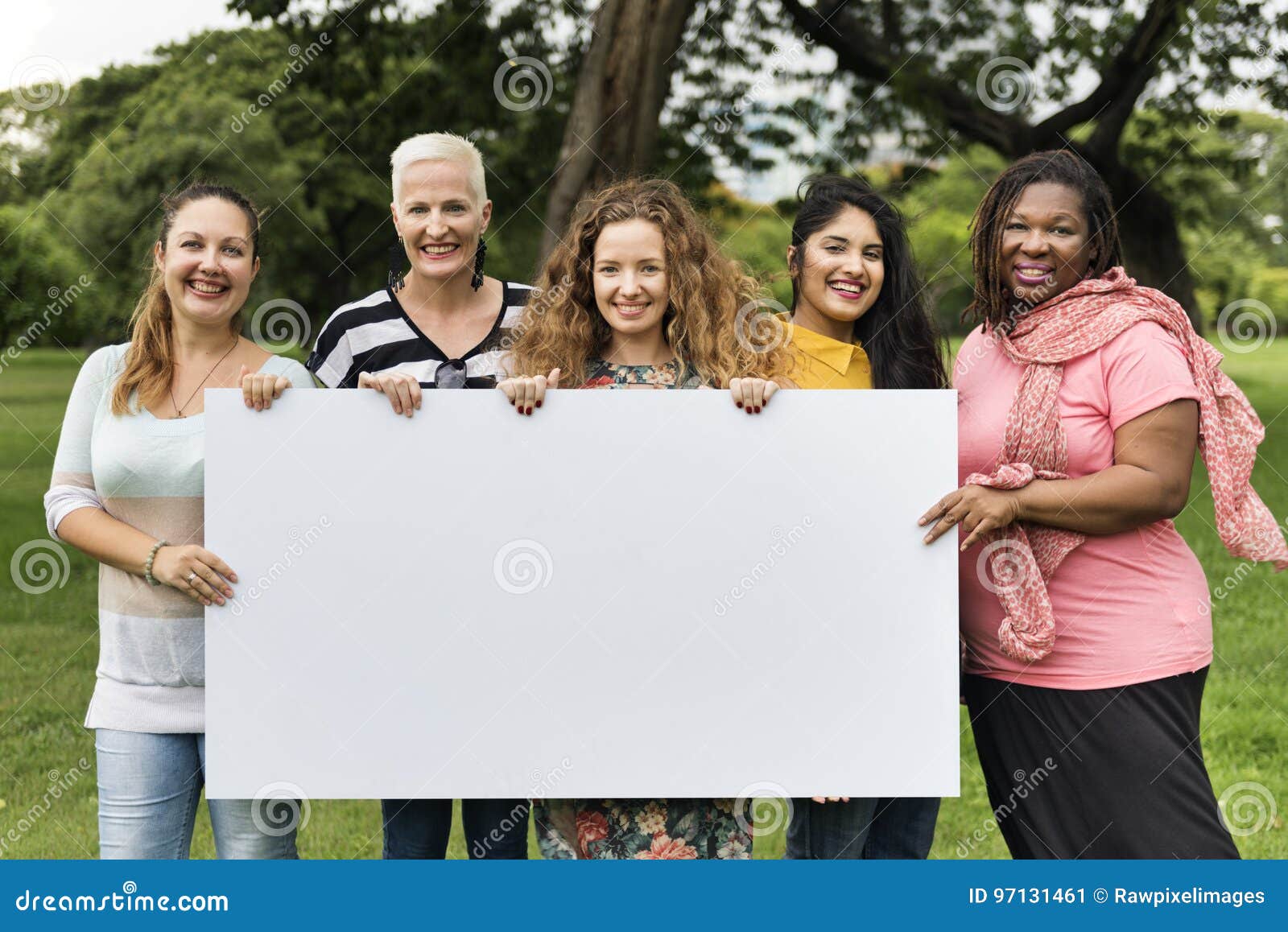 group of women socialize teamwork happiness concept