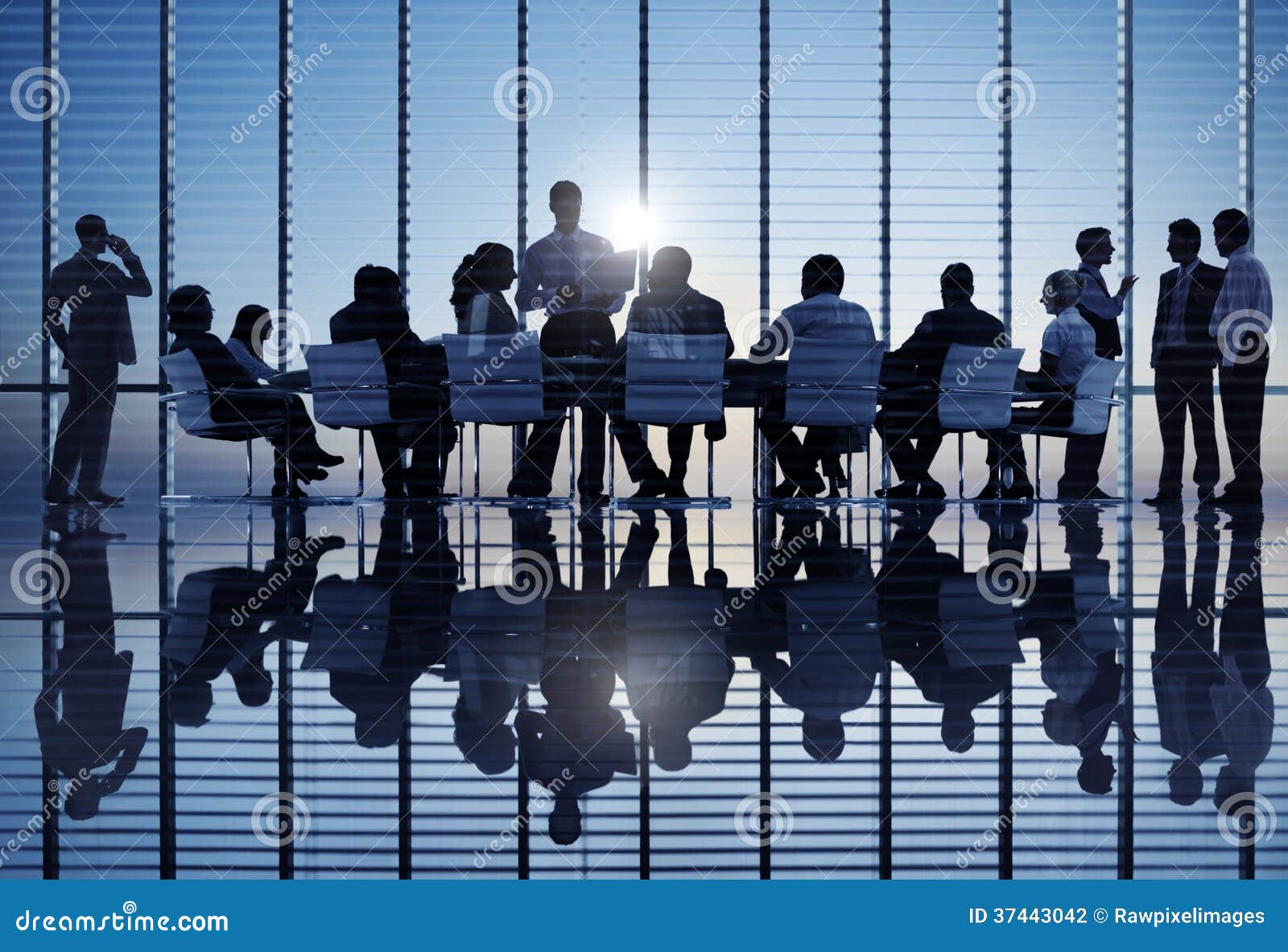 group of world business people at a meeting