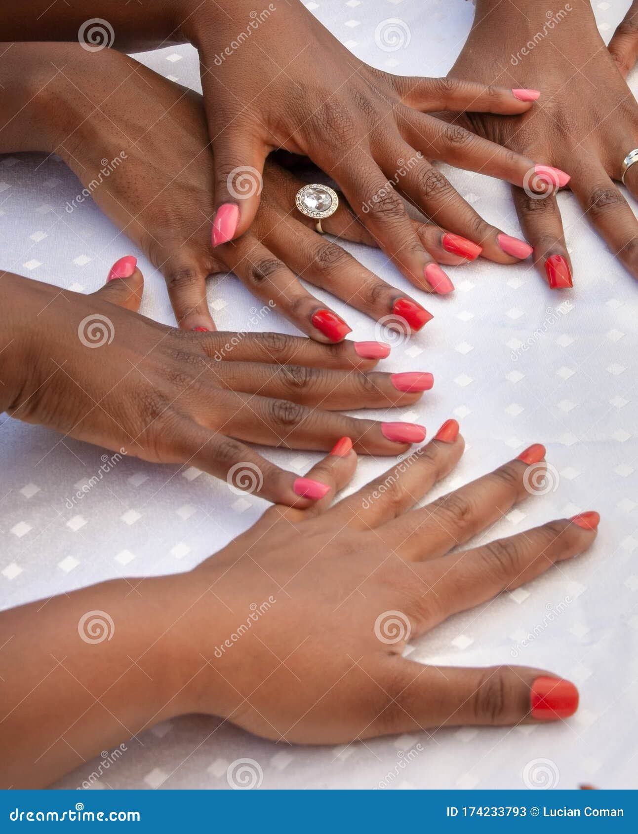 fingernail african woman