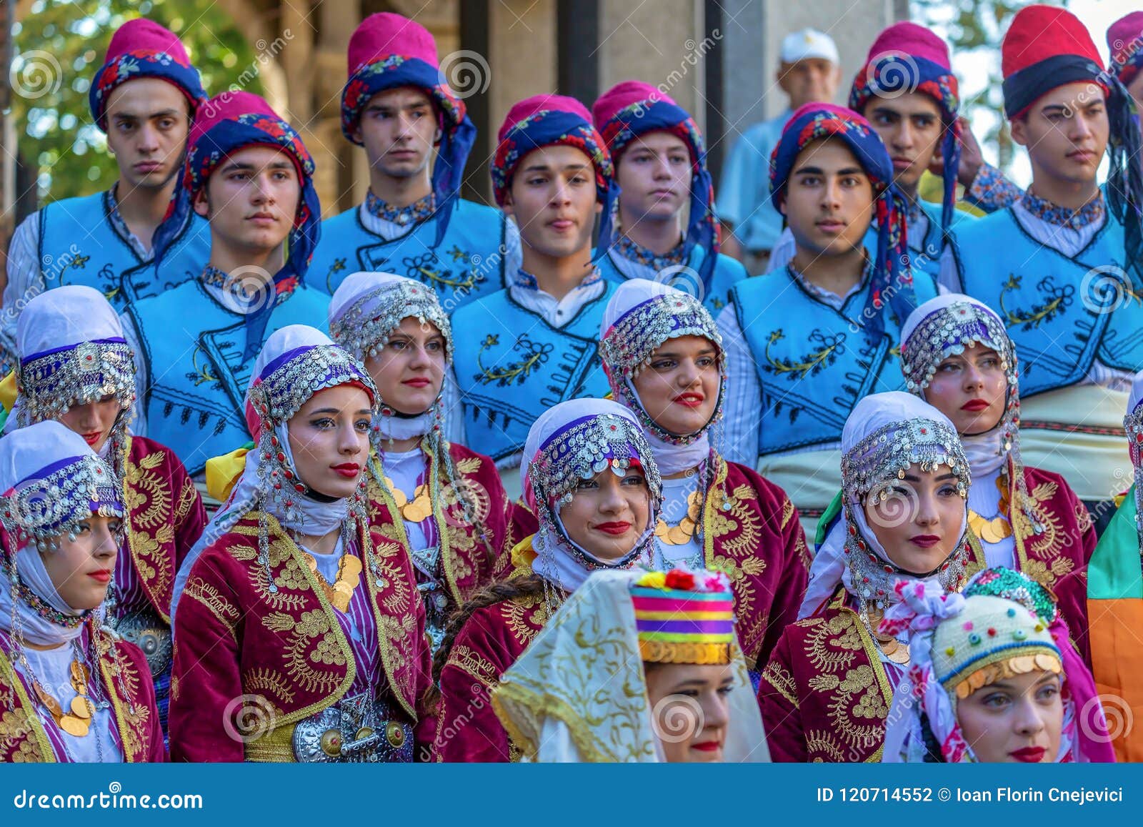 Group of Young Dancers from Turkey in Traditional Costume Editorial ...