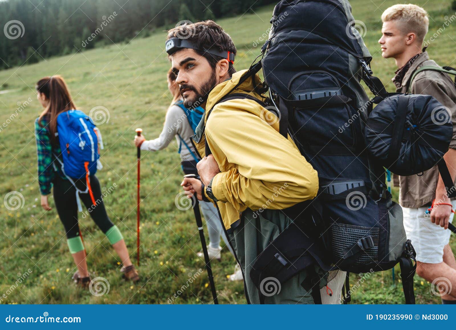 travelling young adults