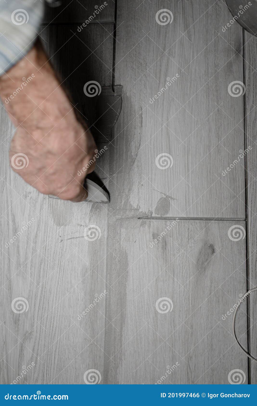 Grouting Ceramic Tiles. Vertical Photo Stock Photo Image of apply, repairing 201997466