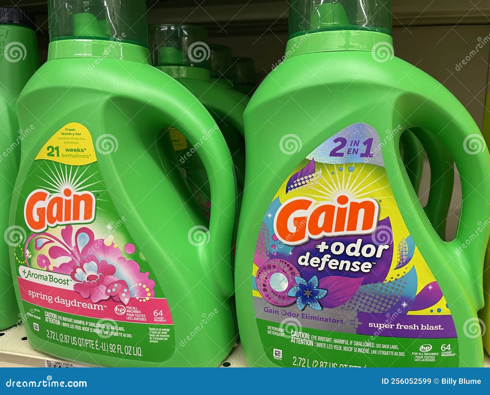 Retail Grocery Store Gain Laundry Detergent Editorial Stock Image