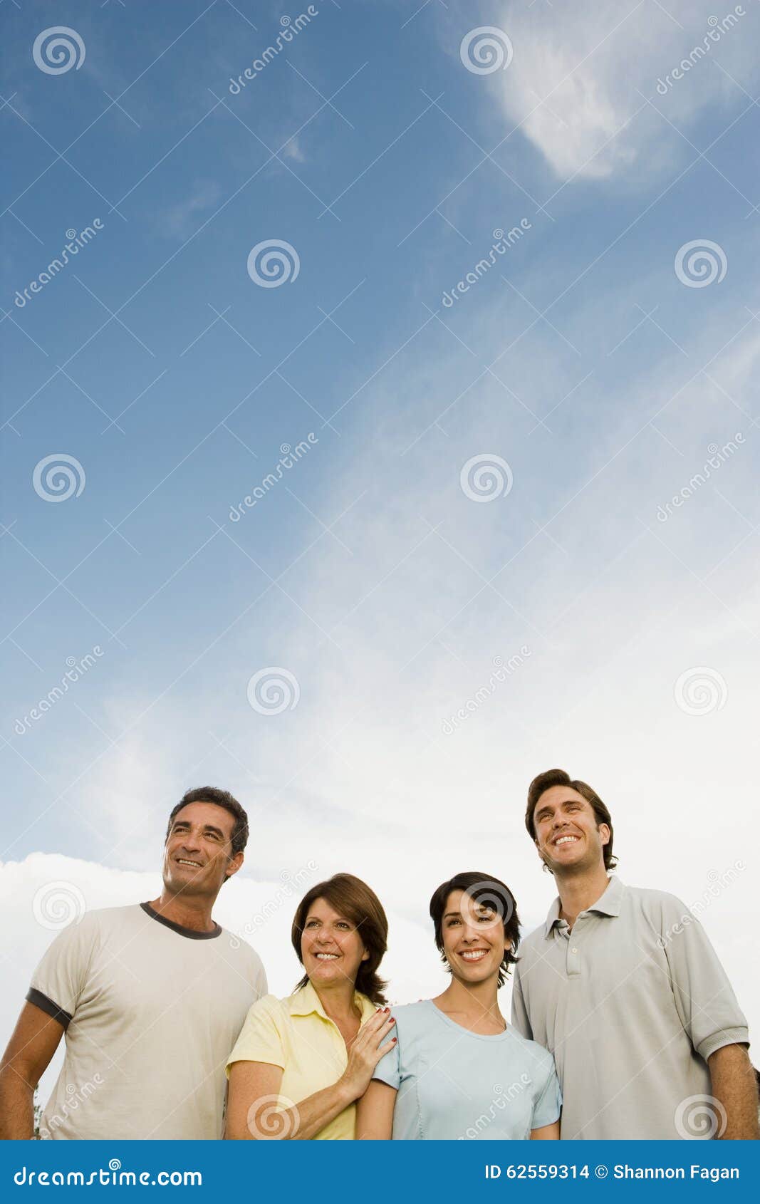 Grown up family outdoors stock photo. Image of four, cloud 62559314