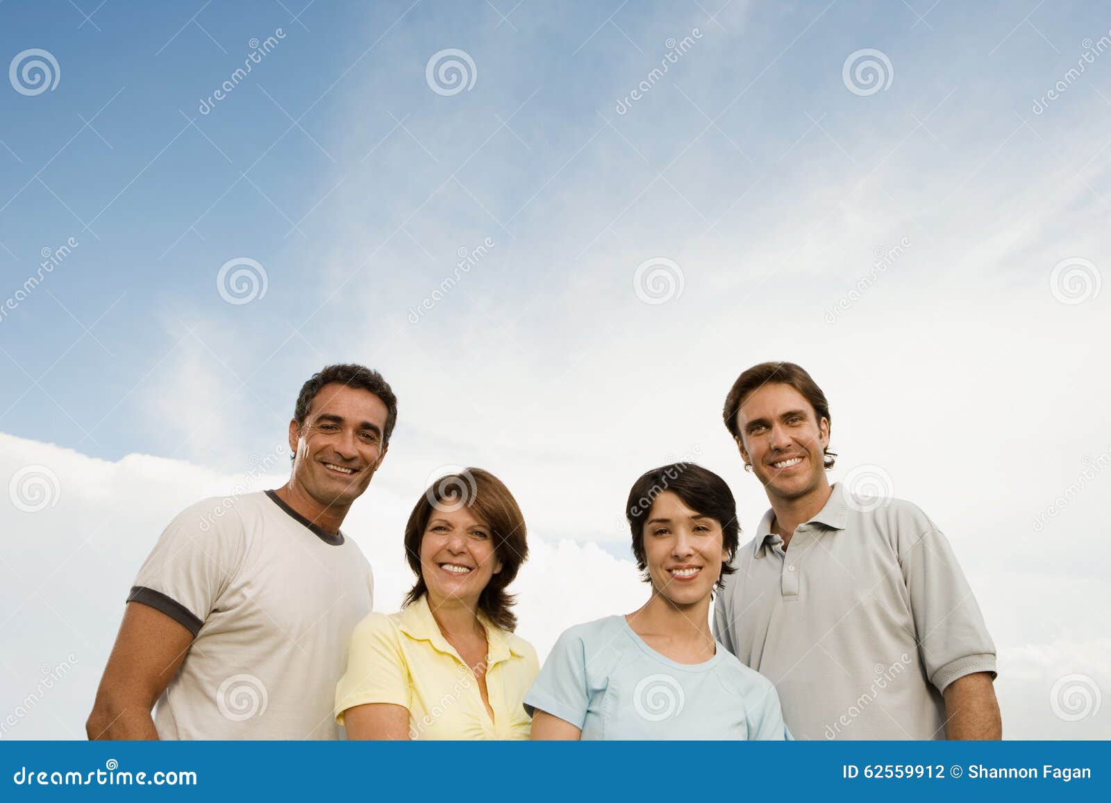 Grown up family outdoors stock photo. Image of latin 62559912