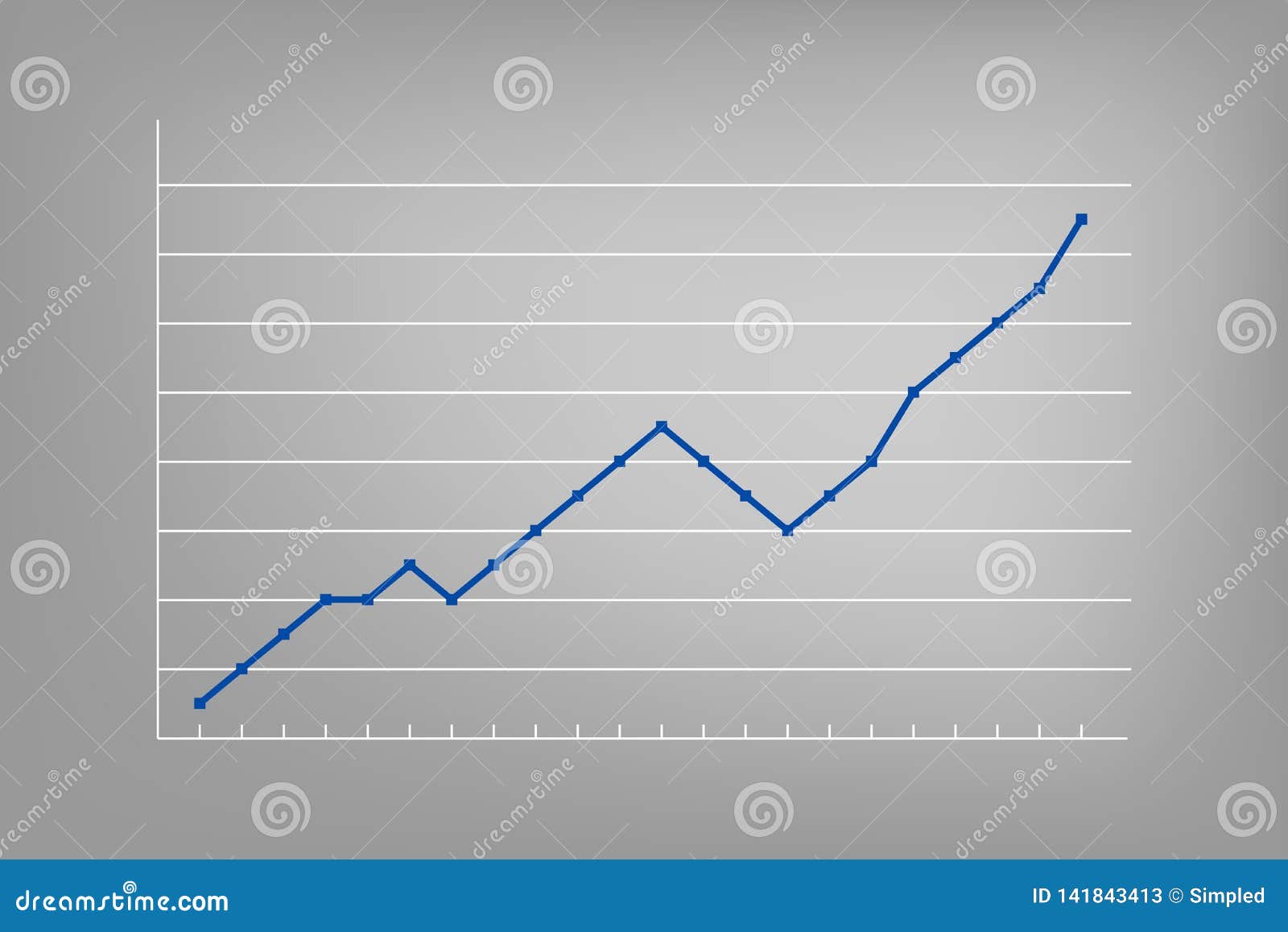 growth chart.  infographic . progress sign for business, finance, stock market