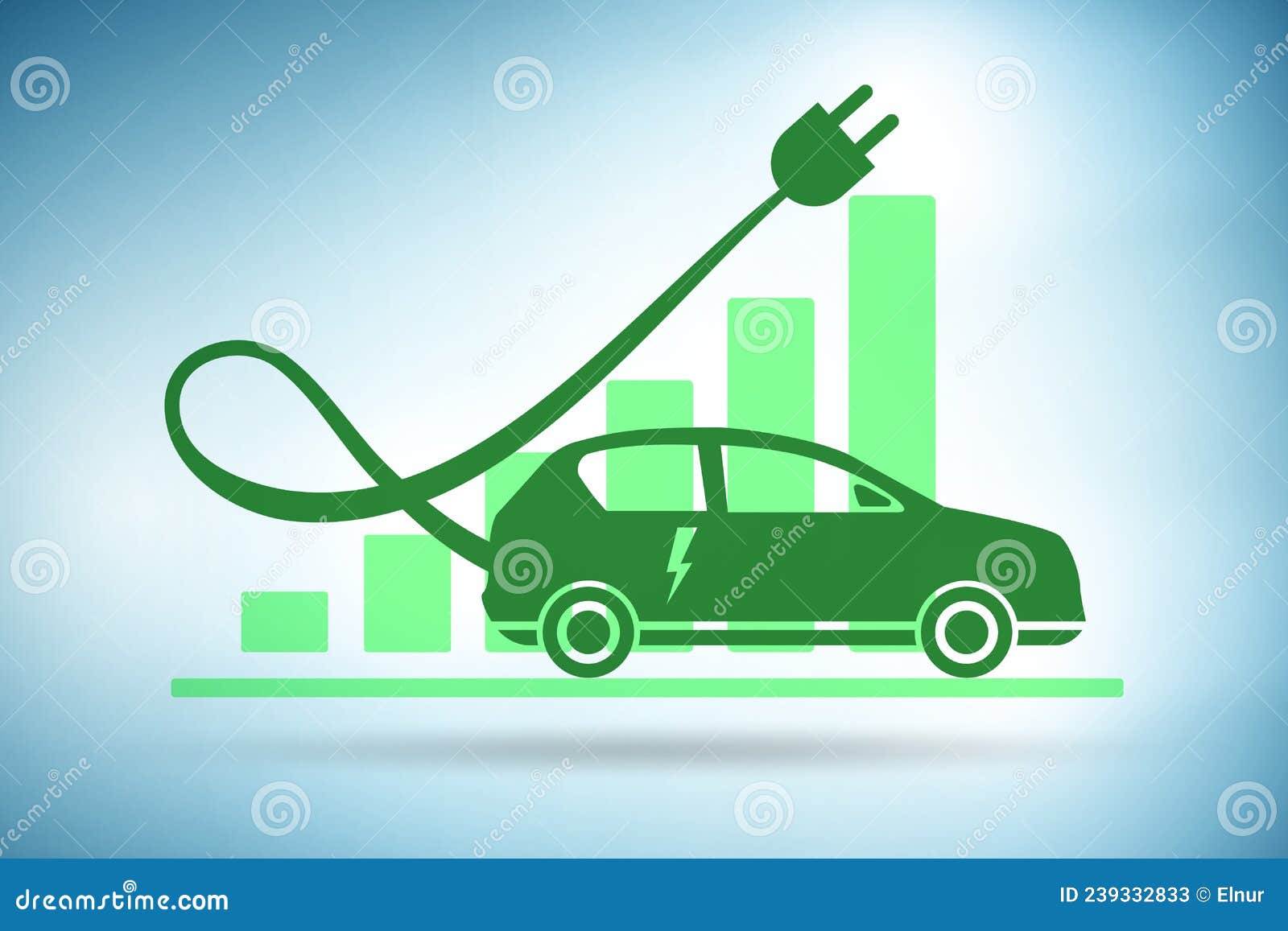 Growth of Electric Car Usage Concept Stock Illustration Illustration of global, charger 239332833