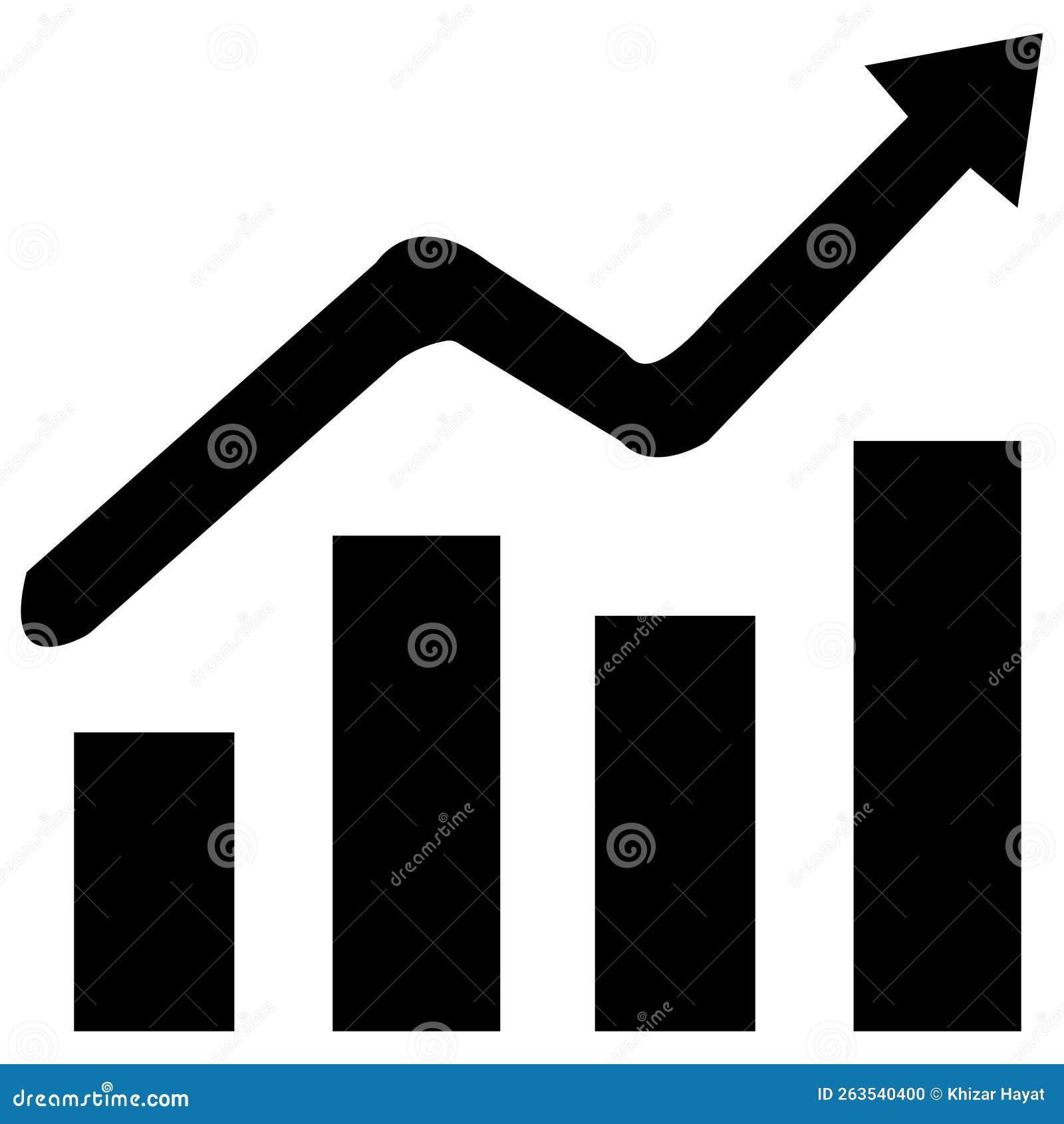 Growth Icon. Profit Growing Icon. Growing Graph Symbol. Arrow Graph ...