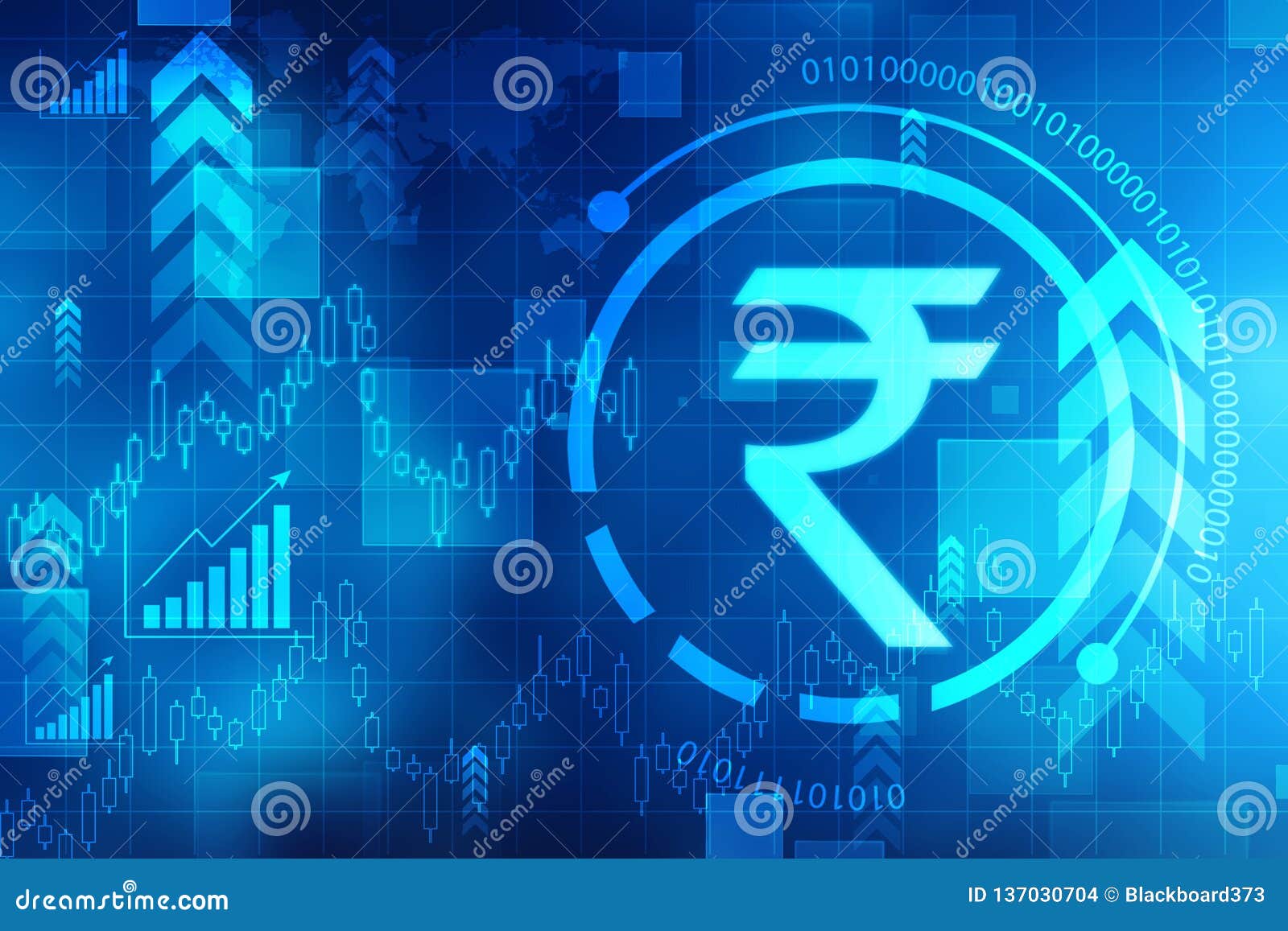 Growth of Indian Stock Market, Stock Market Graph. Abstract Finance