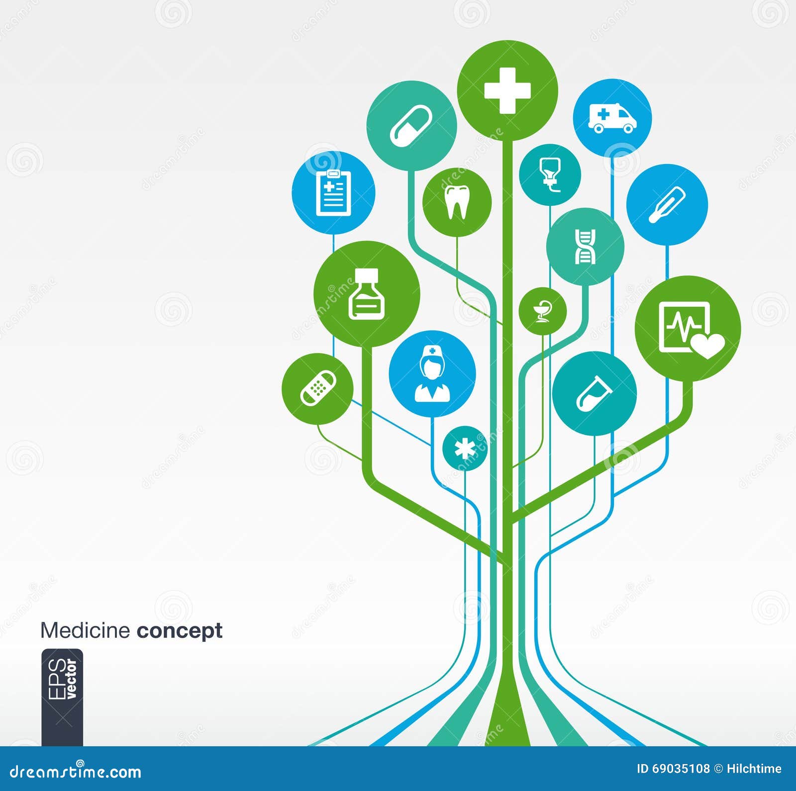 growth tree medical, health, healthcare concept
