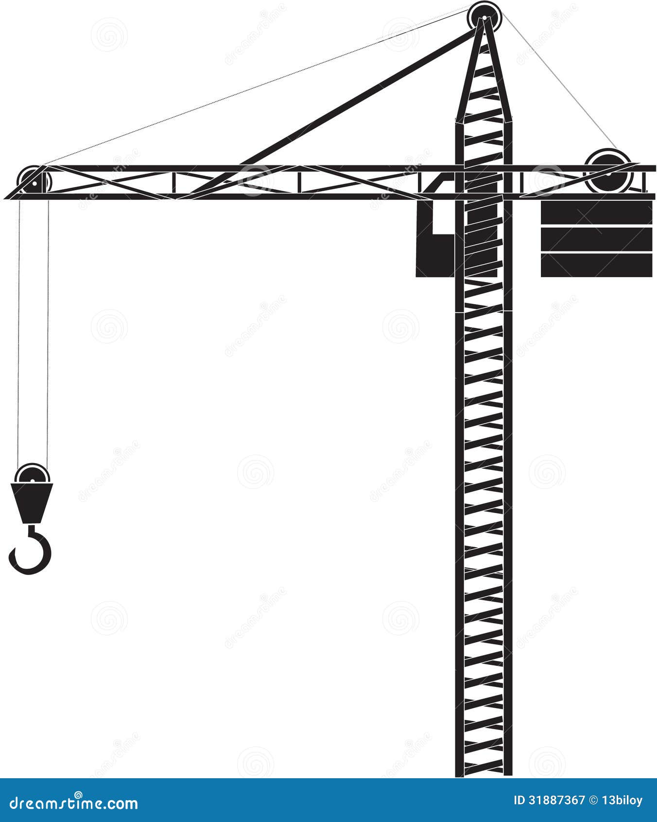 photographie stock libre de droits grue de btiment image