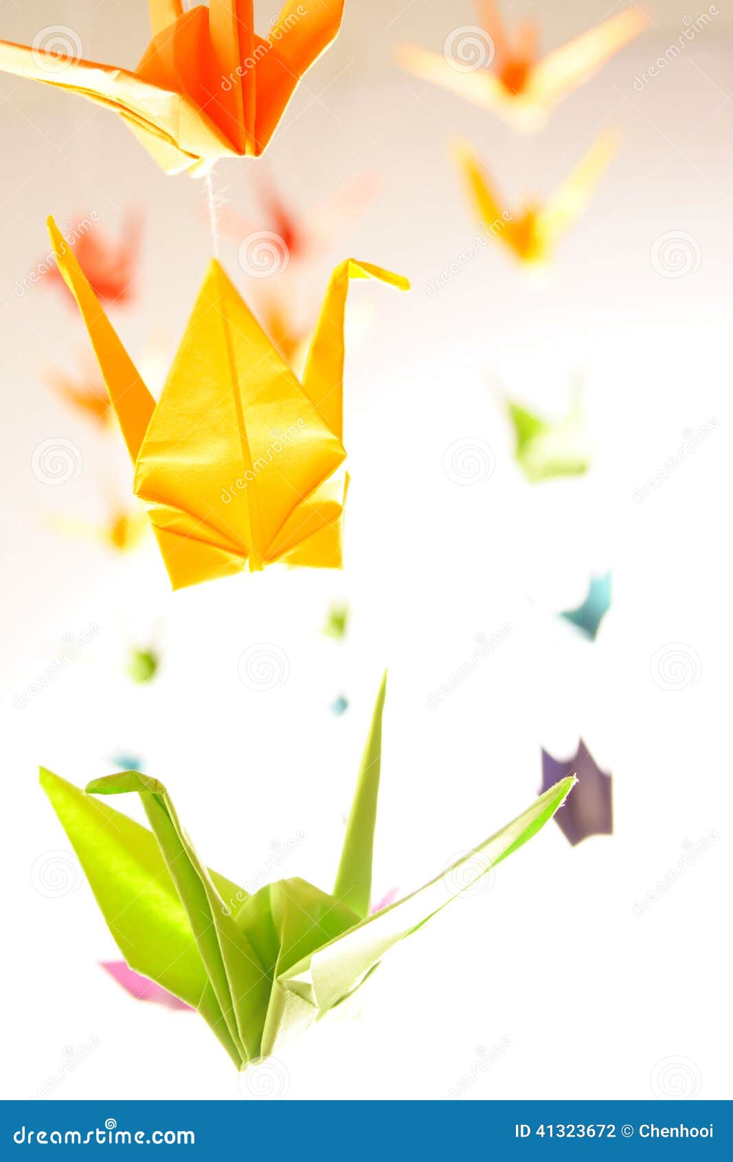 Grue De Papier Photo Stock Image Du Dessin Oiseau Grue