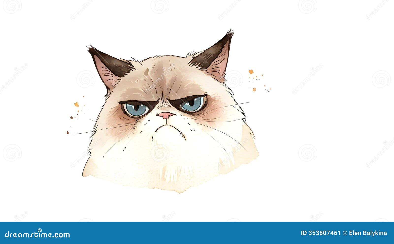 grumpy cat close-up â the face of unamused perfection