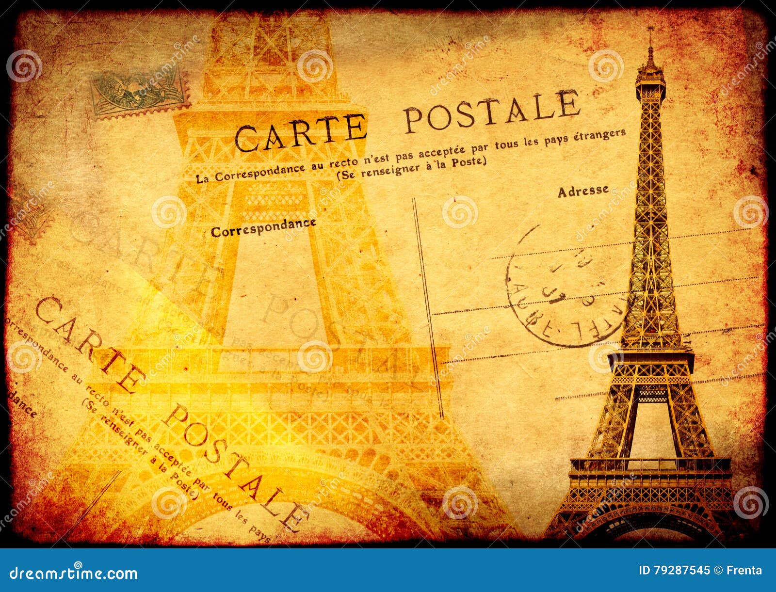 France Carte Postale Stock Photos - Free & Royalty-Free Stock Photos from  Dreamstime