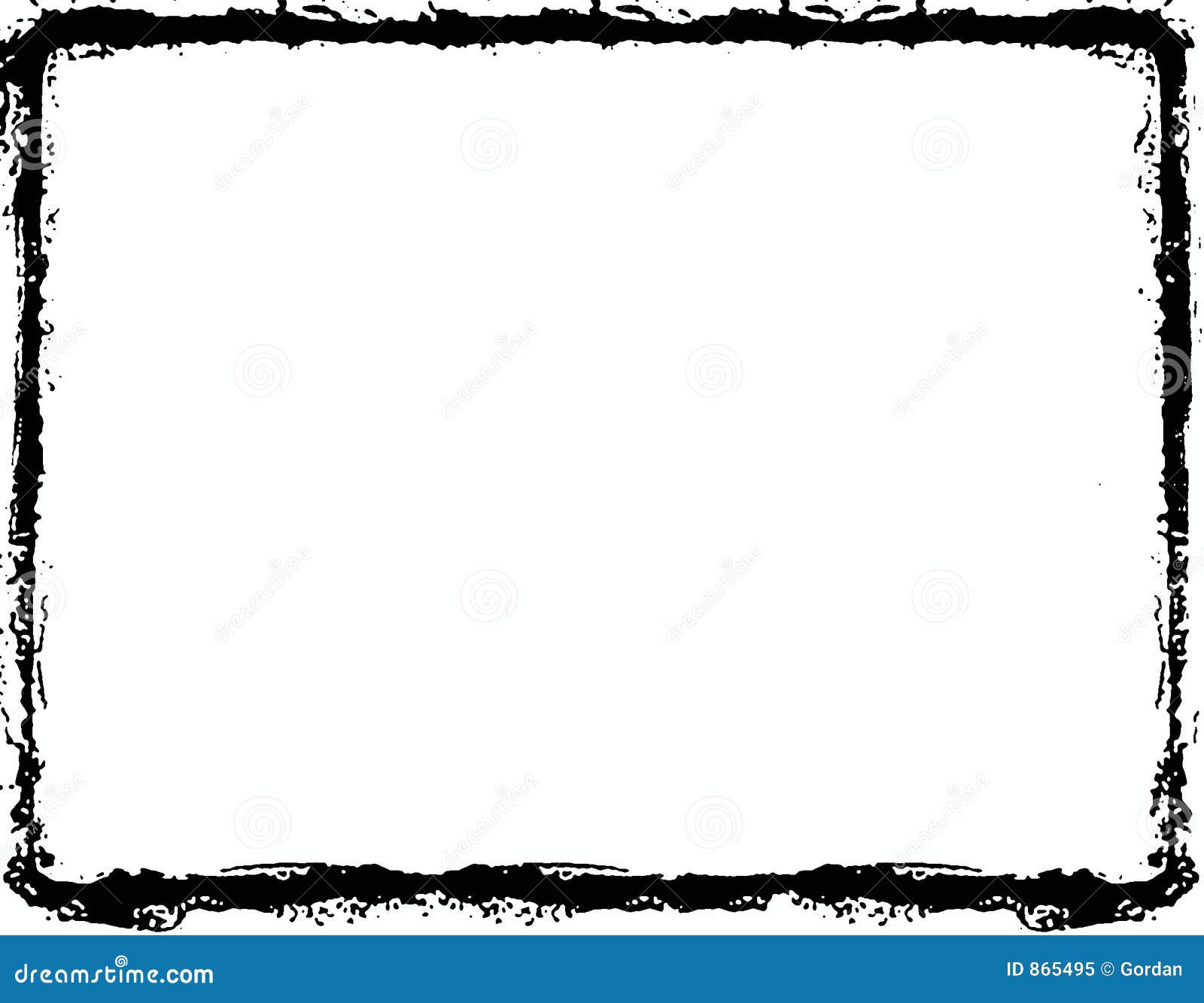 Grunge border stock illustration. Illustration of digital - 865495