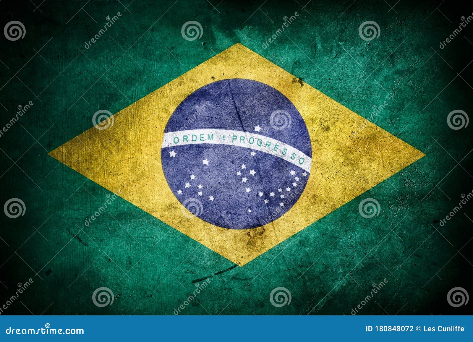 Grunge Brazilian flag stock photo. Image of brazilian 180848072