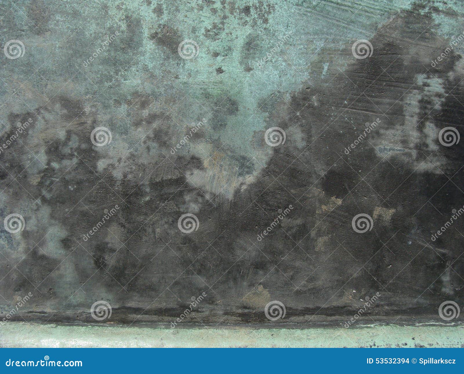 Grunge Bronze Surface in Black Blue Green Stock Photo Image of