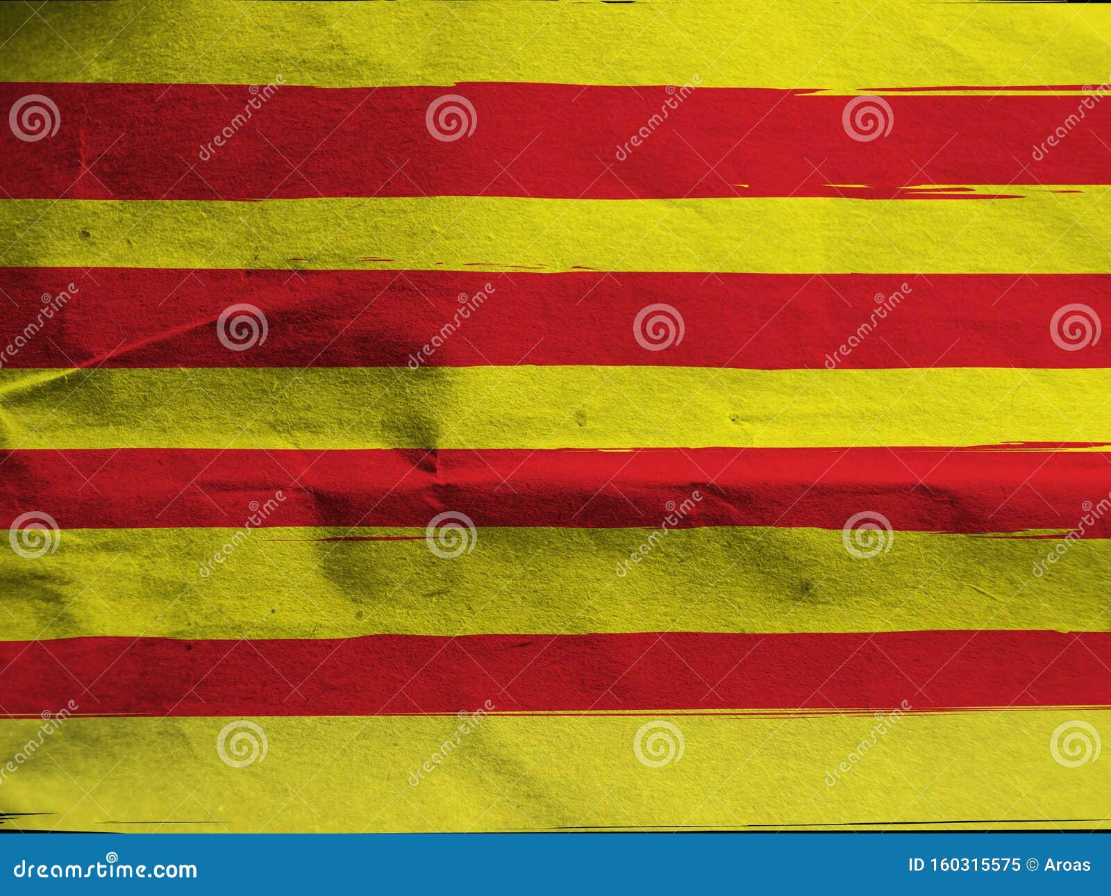 Grunge Catalonia flag stock image. Image of flagpole - 160315575