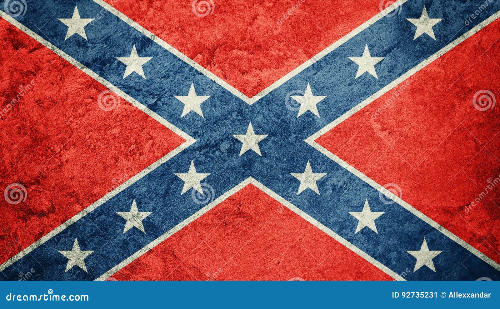 grunge confederate flag. confederation flag with grunge texture.