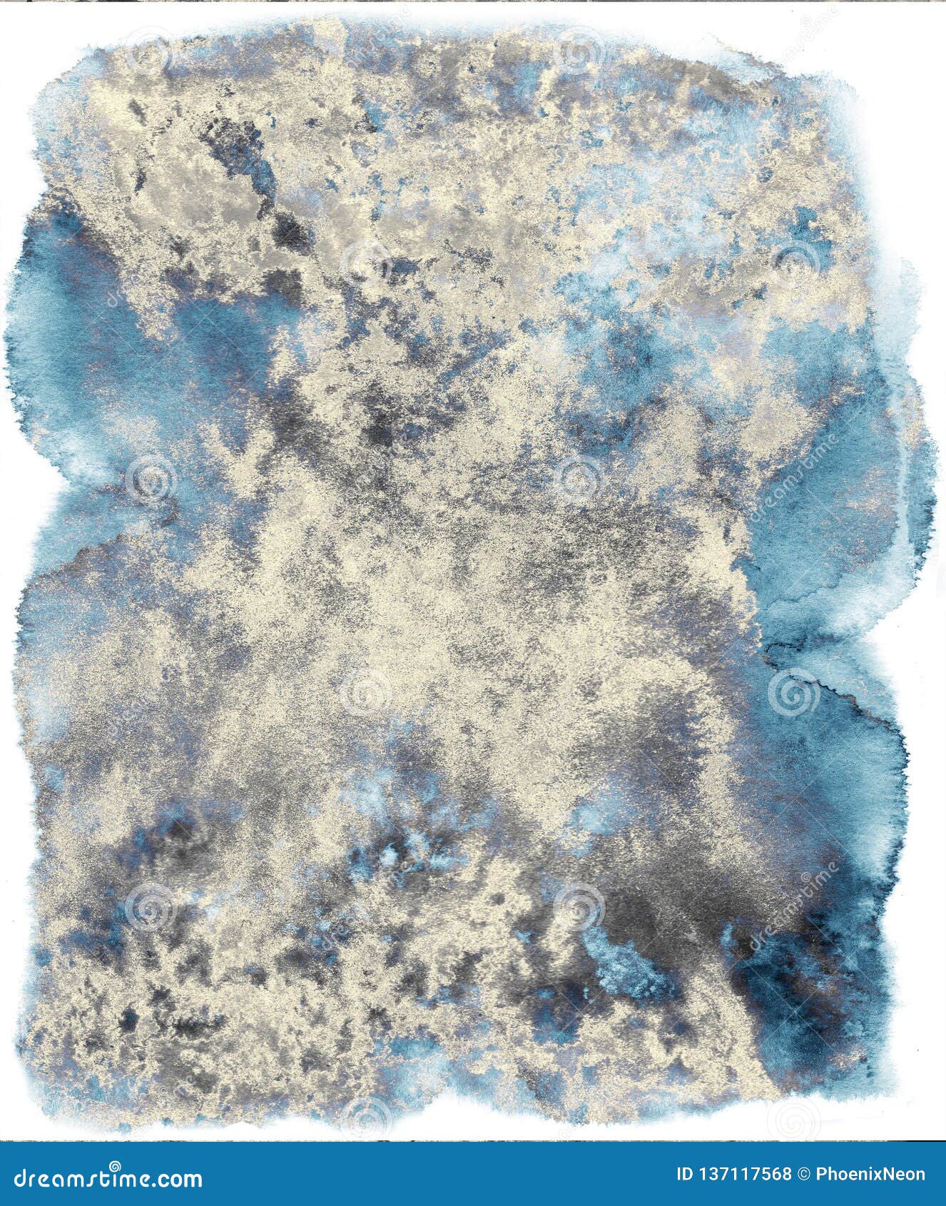 Grunge Watery Effect Abstract Watercolor Or Ink Of Liquid Splatter Of