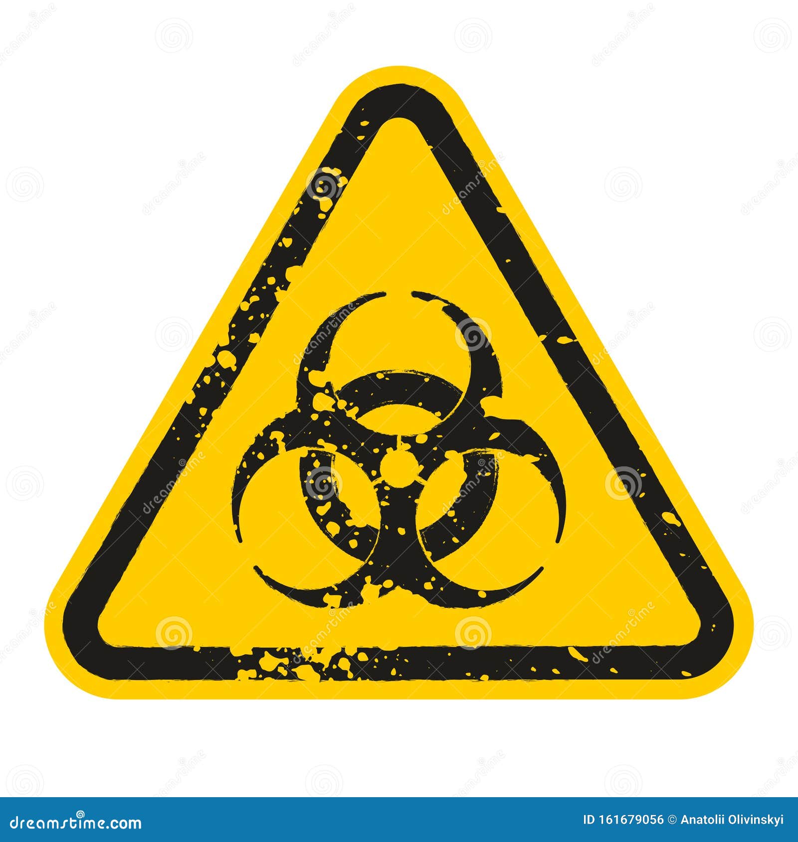 Danger Biohazard Sign Vector Illustration | CartoonDealer.com #42041330