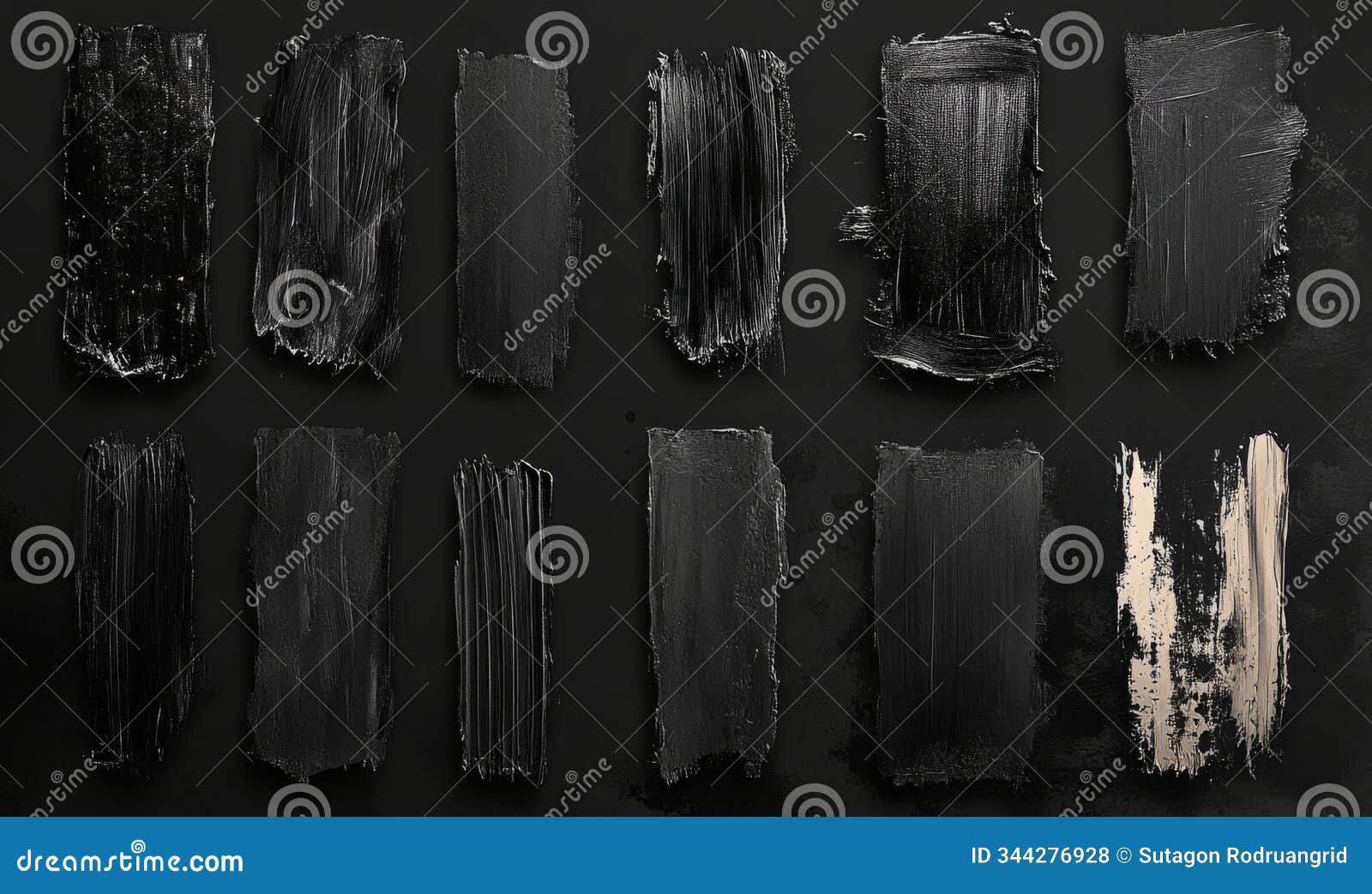 grunge dark black sketch templates featuring rough paint brush textures perfect for artistic s that need bold raw brush