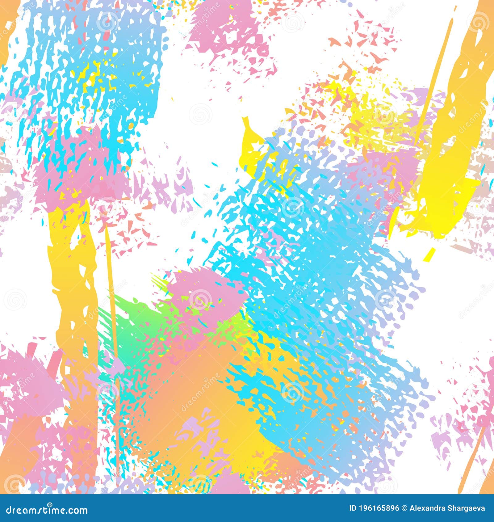 Grunge Dry Paint Surface. Watercolor Splatter Stock Vector ...