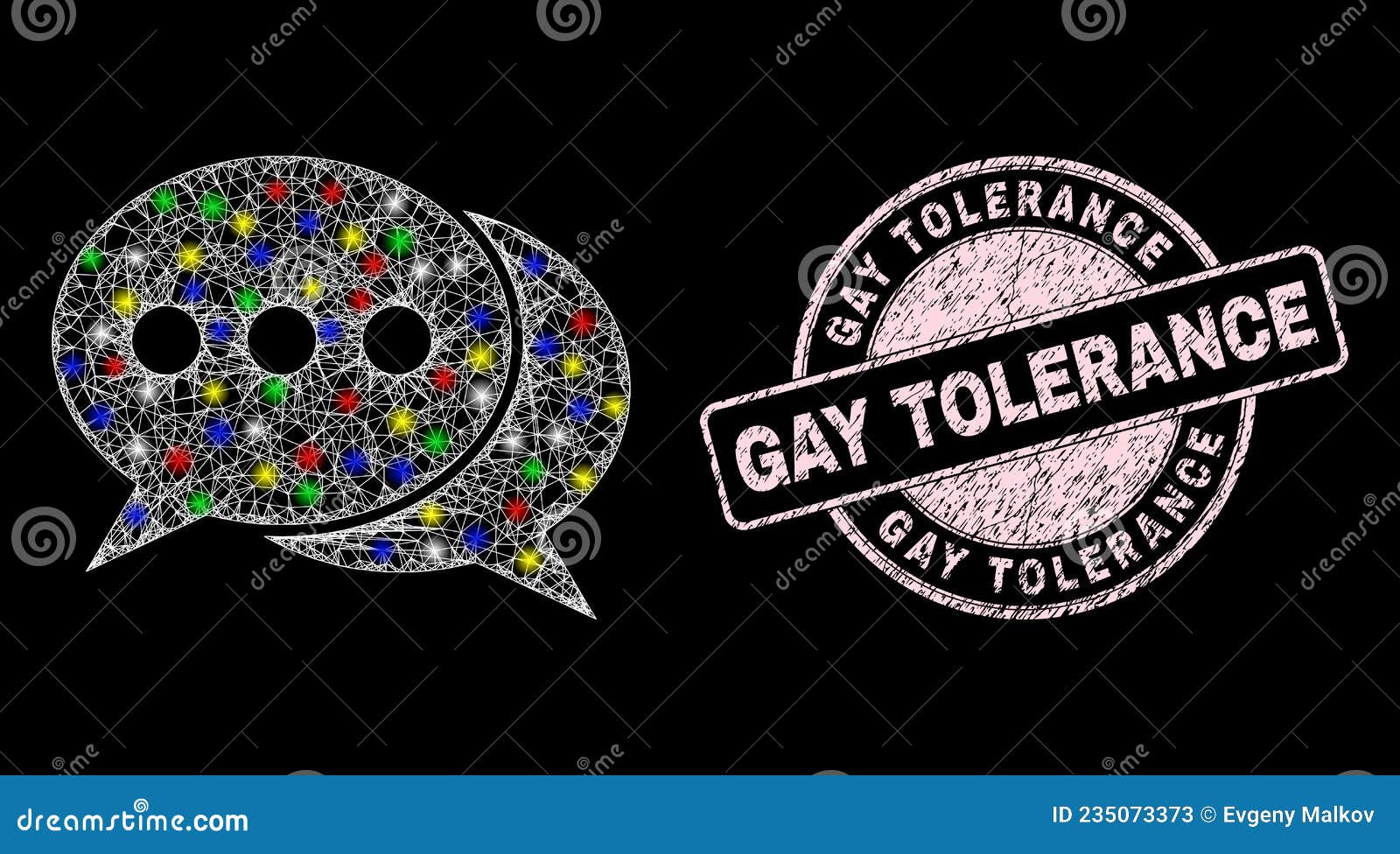 Grunge Gay Tolerance Seal and Glare Net Web Chat Messages Stock  Illustration - Illustration of tolerance, vector: 235073373