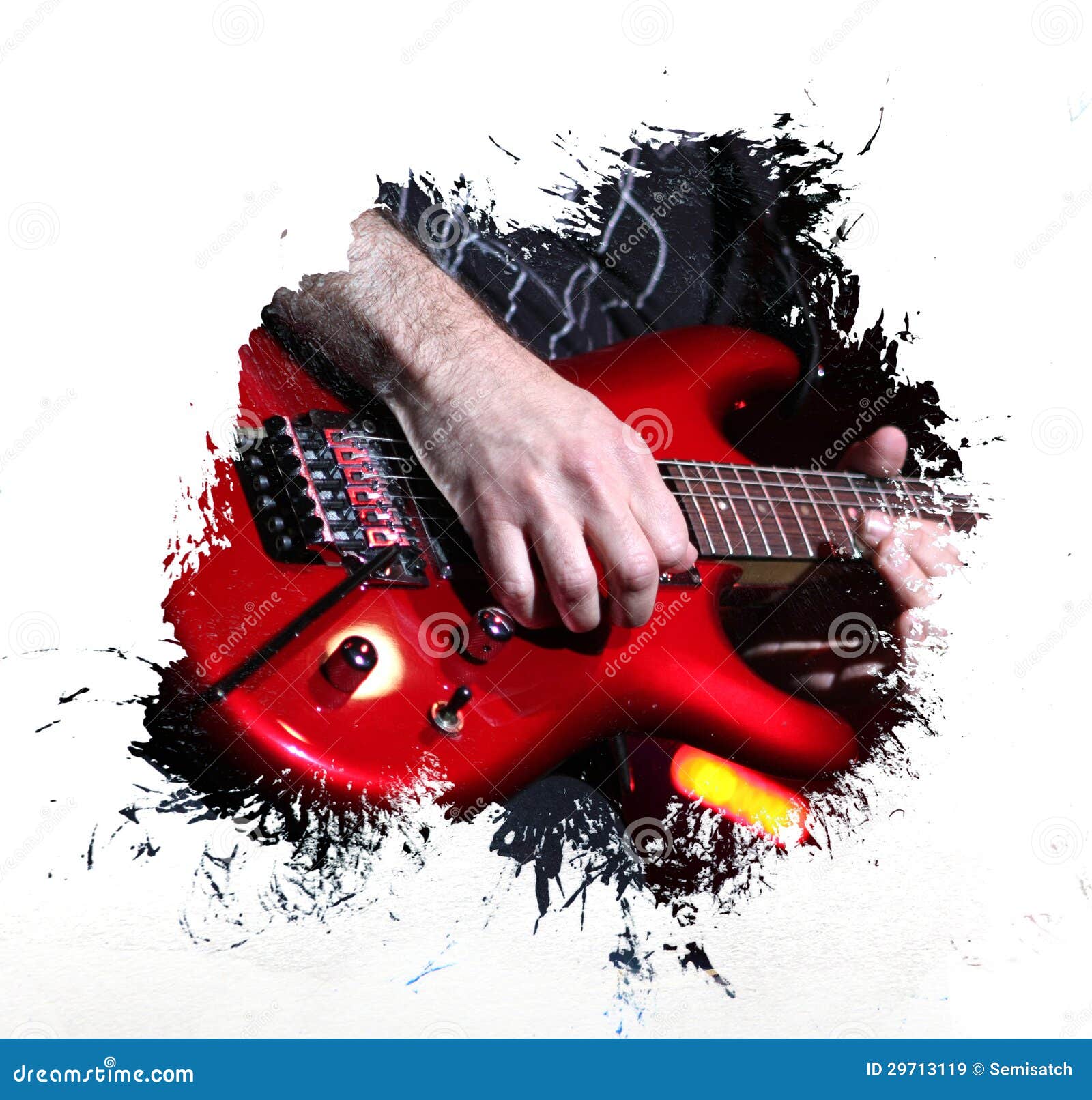 Grunge guitar background stock image. Image of melody 29713119