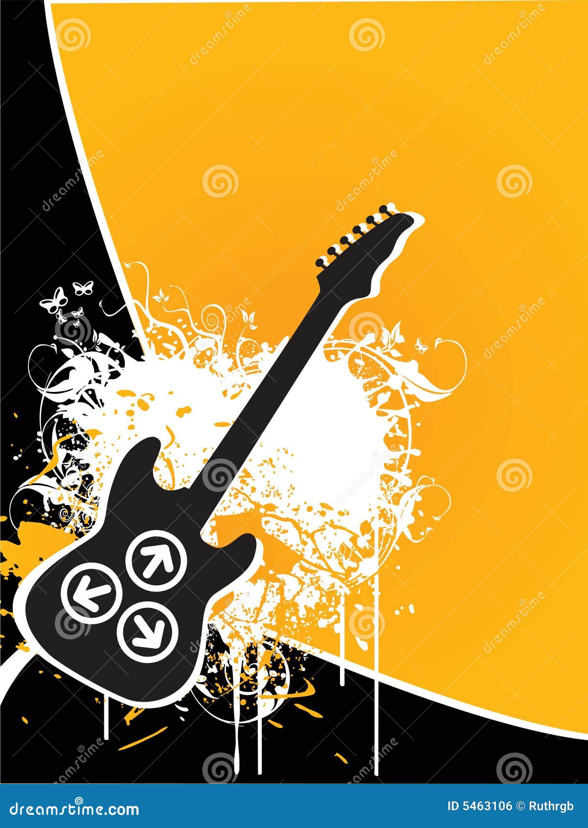 Grunge Guitars Picture. Image 5463106