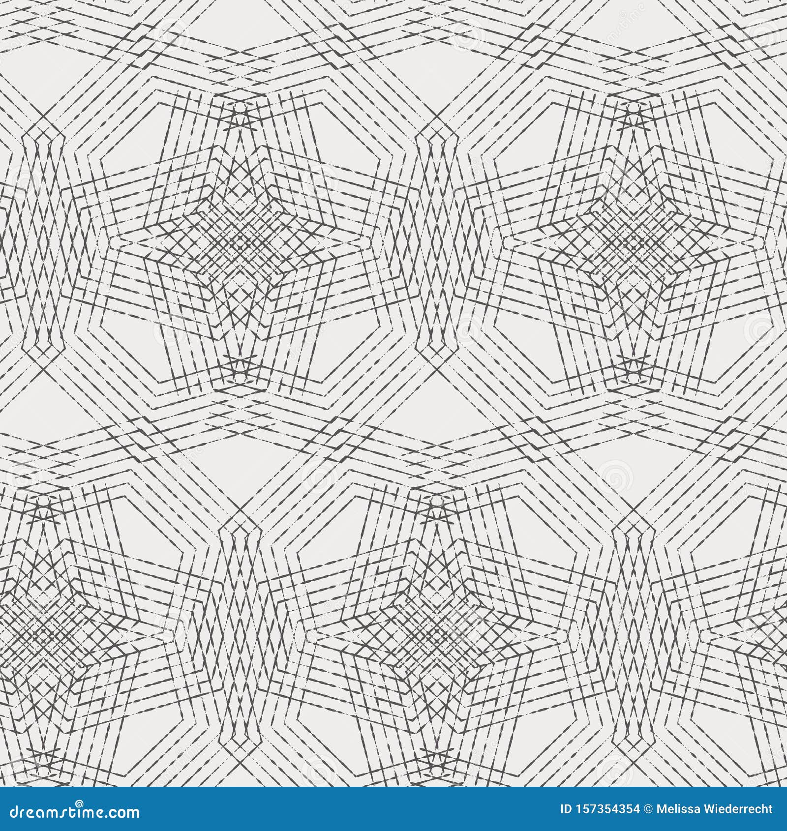 Grunge Hexagon - Campione della serie del vettoriale di ripetizione senza saldatura in texture astratte Ideale per decorare la casa, moda, stazionaria Righe testate punto casuale