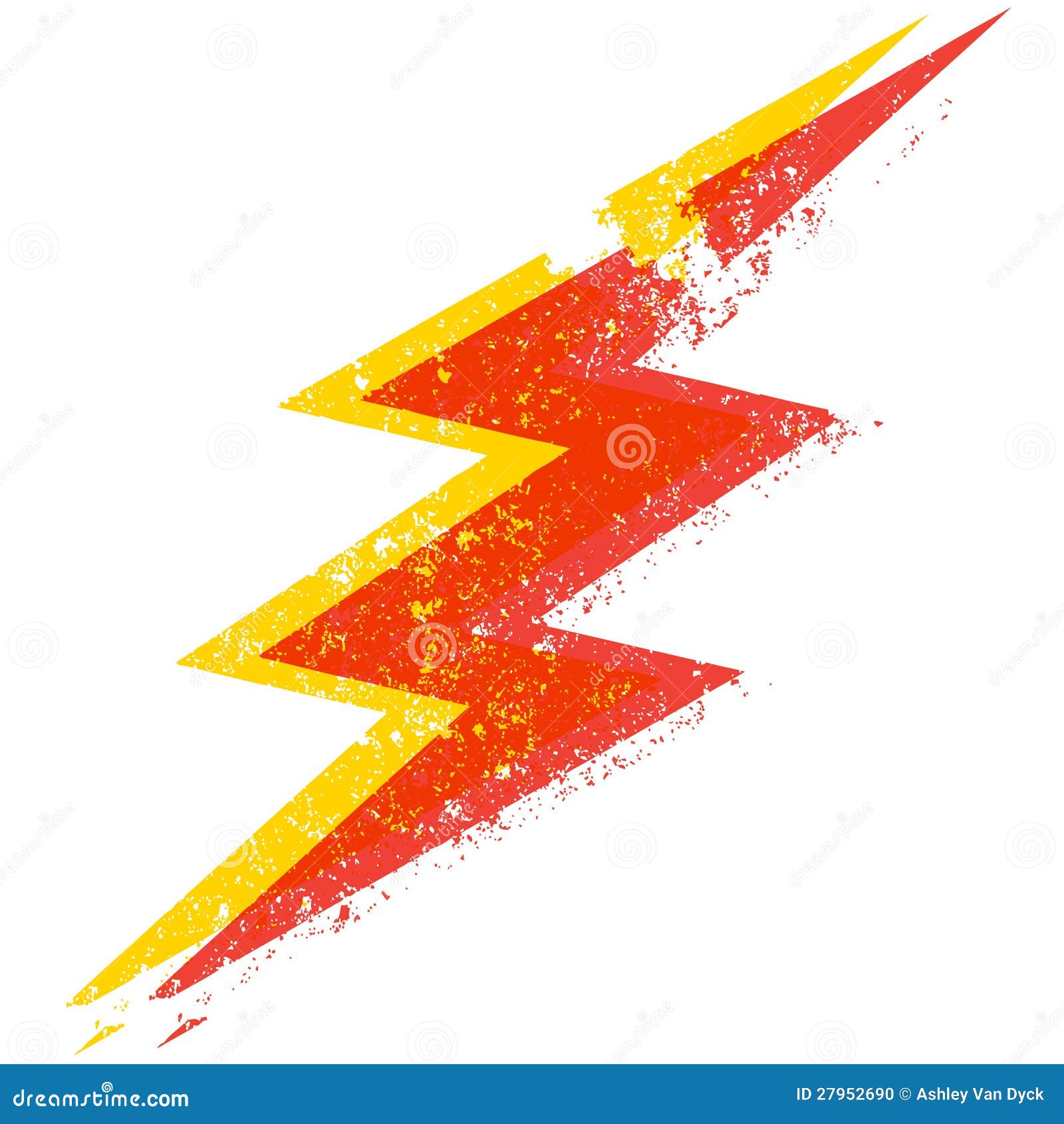 Rock n Roll Lightning bolt and Banner Shirt Printing Design