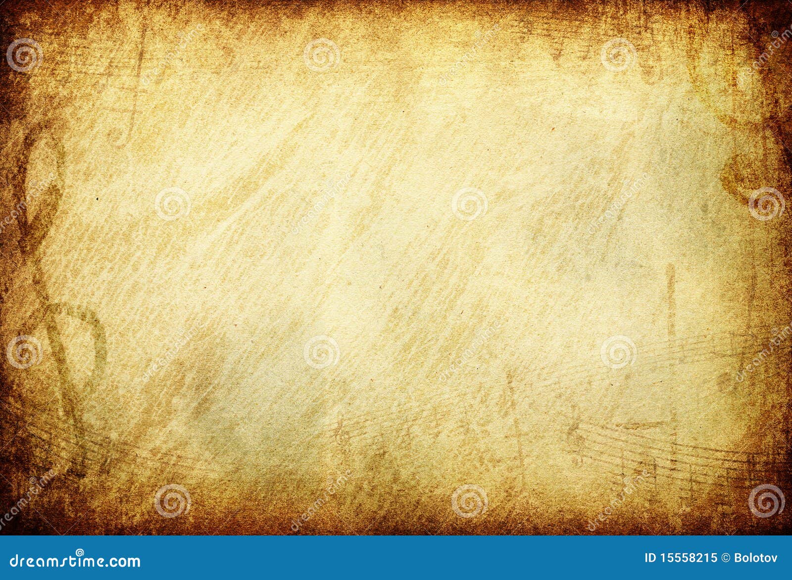 Grunge musical background. stock illustration. Illustration of burnt ...