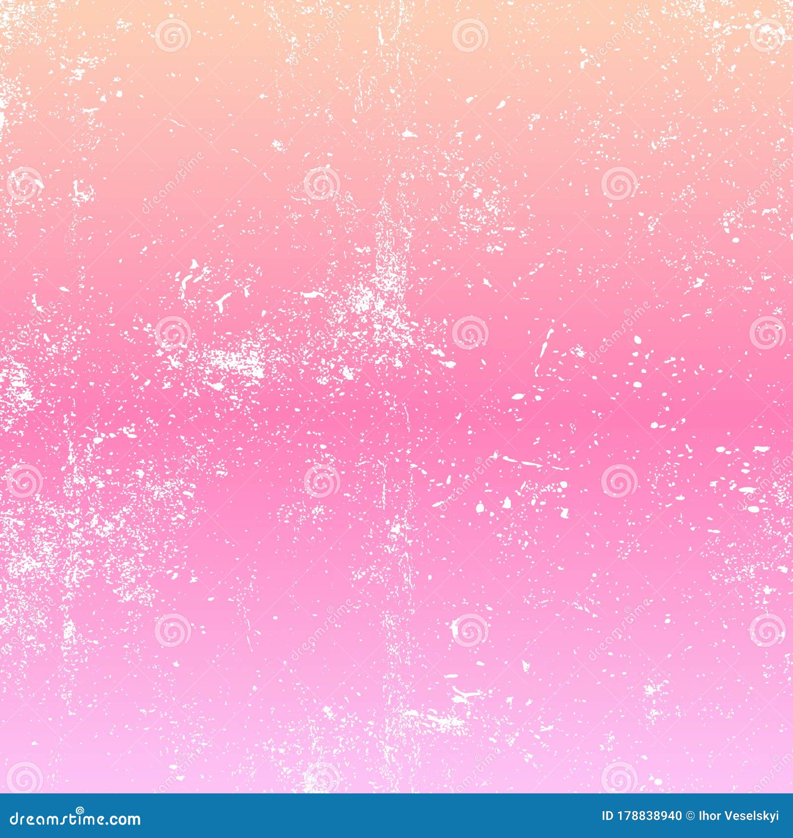 Grunge Overlay on Pastel Gradient Background Stock Illustration