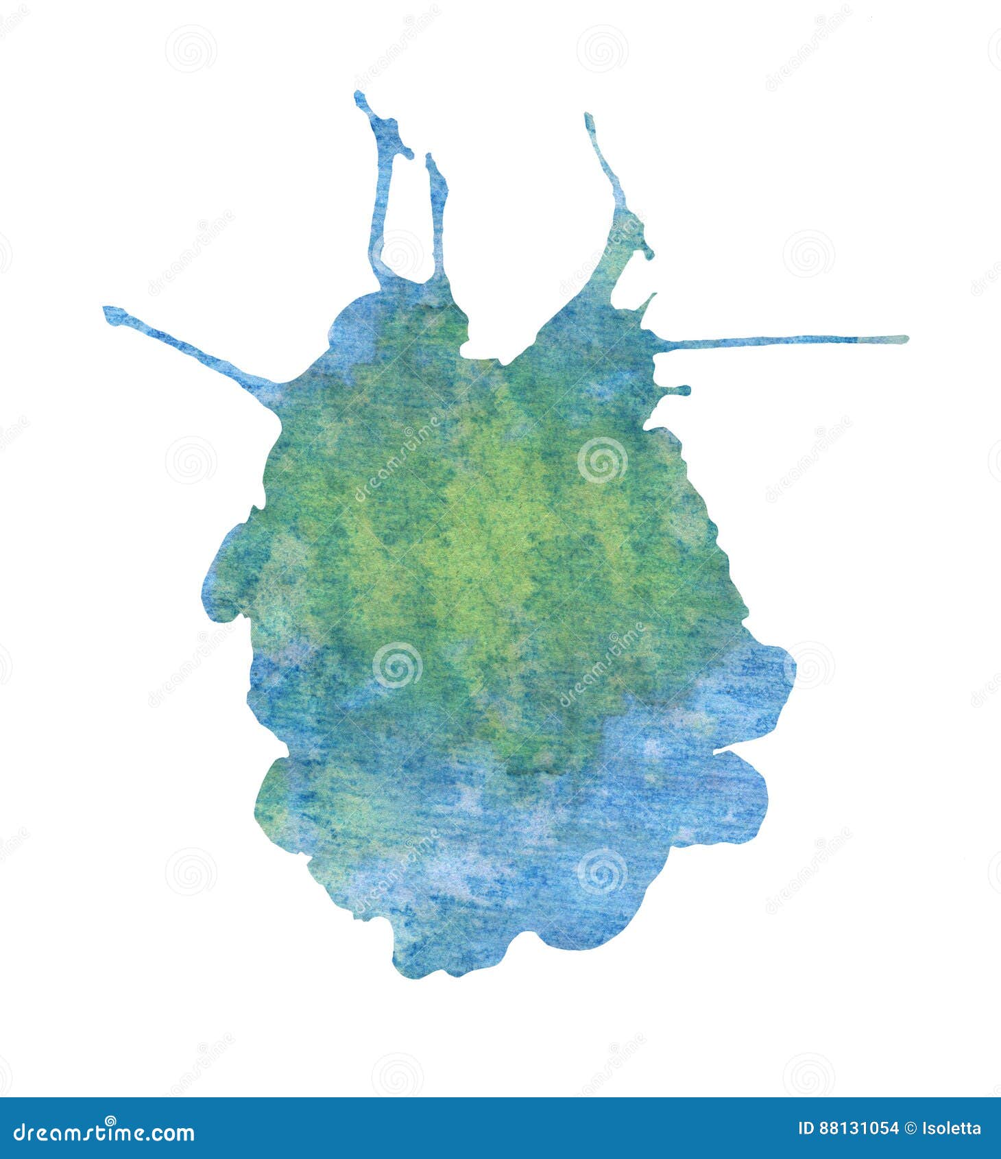 grunge paper texture. colorful stain.