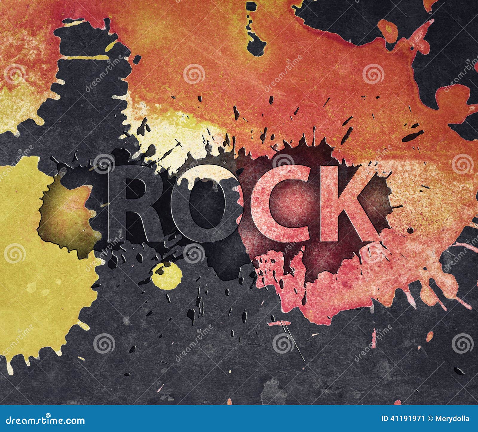 Grunge rock music poster stock image. Image of grungy 41191971