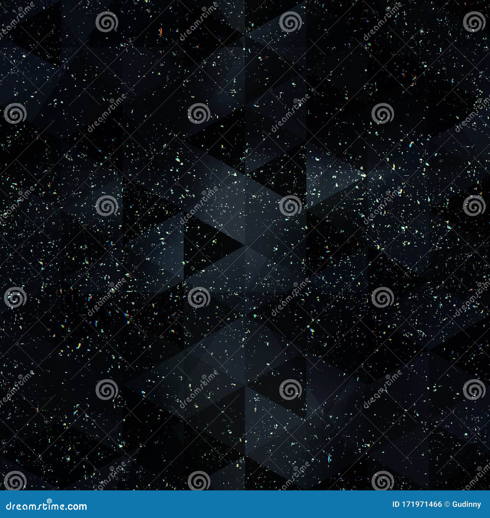 Grunge Space Seamless Pattern Stock Vector Illustration of tribal