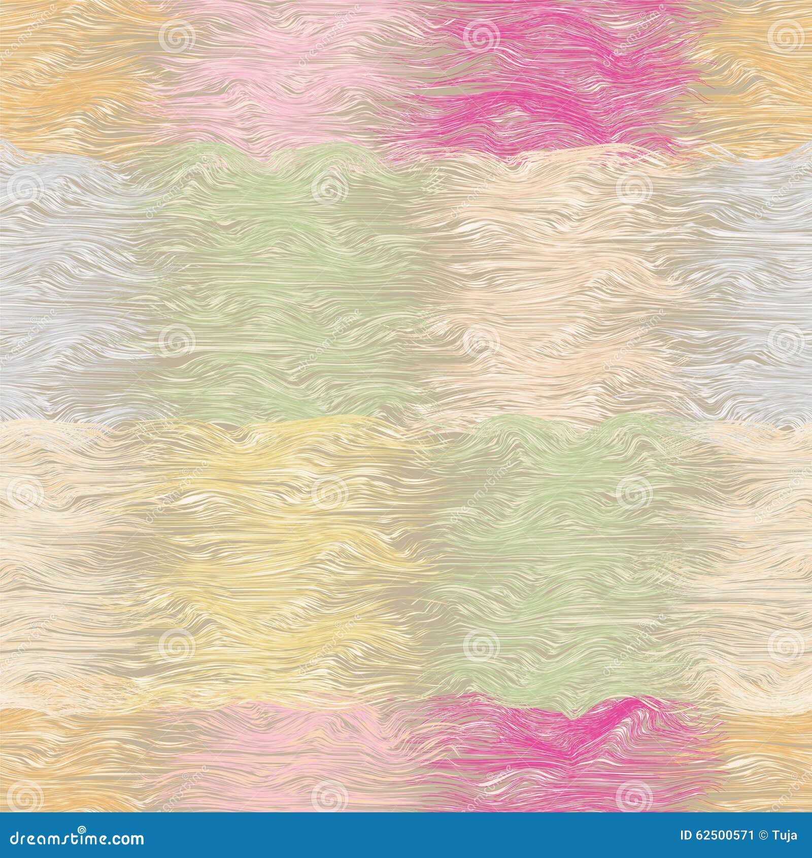 Grunge Striped and Wavy Seamless Quilt Pattern in Pastel Colors Stock