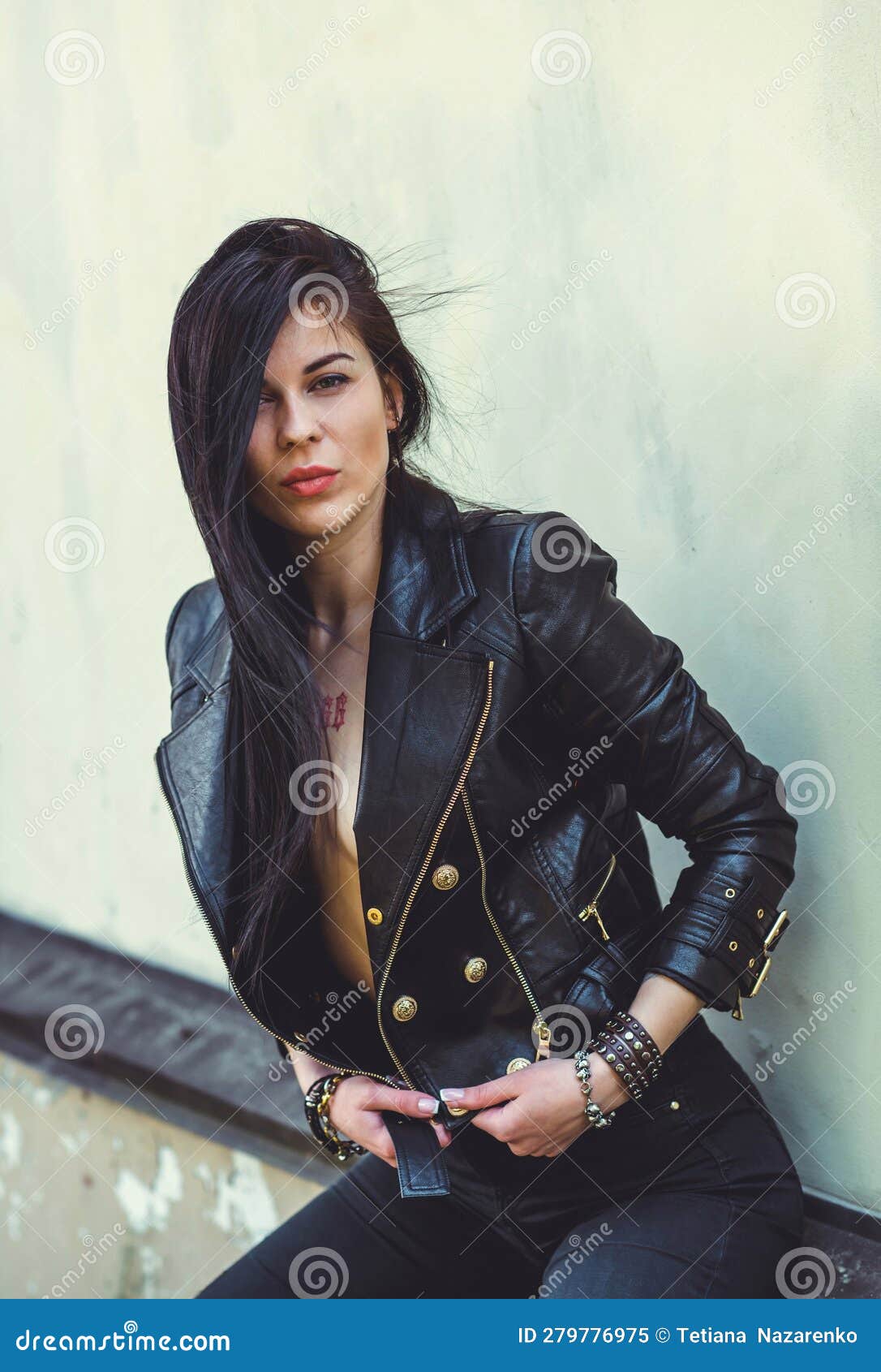 Grunge Woman S Look, Outfit Ideas for 90s Stock Image - Image of ...