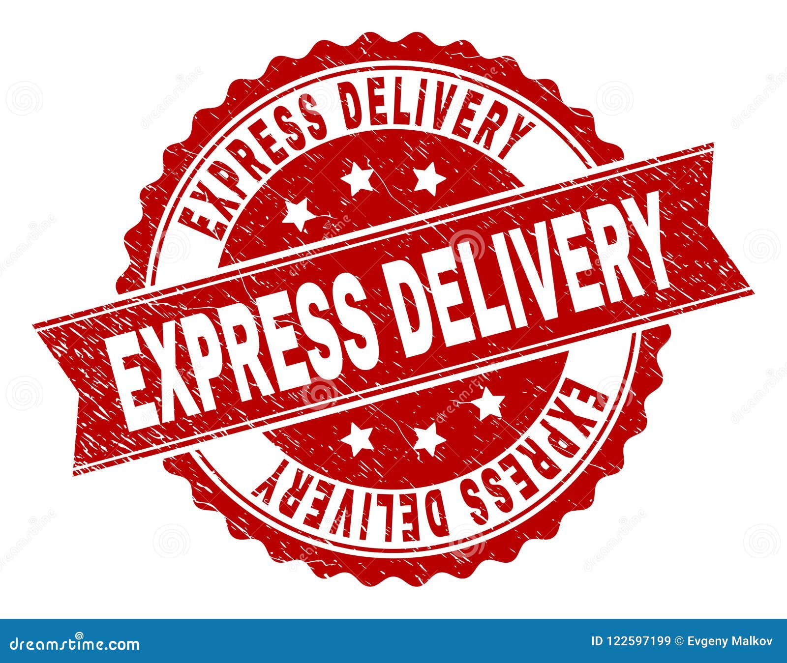 Grunge Textured EXPRESS DELIVERY Stamp Seal Stock Vector - Illustration ...