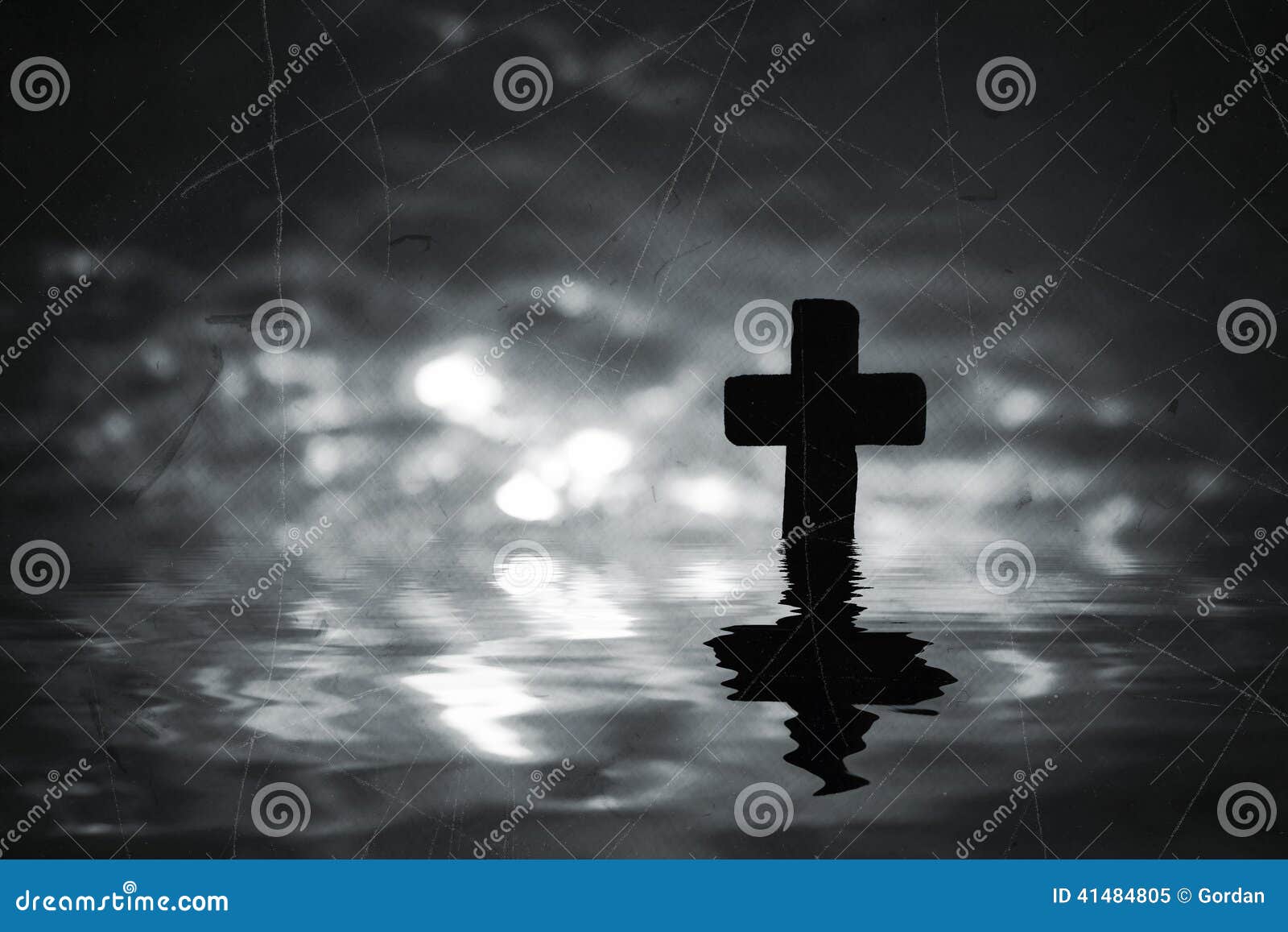 Grunge Textured Spiritual Background Stock Illustration - Illustration