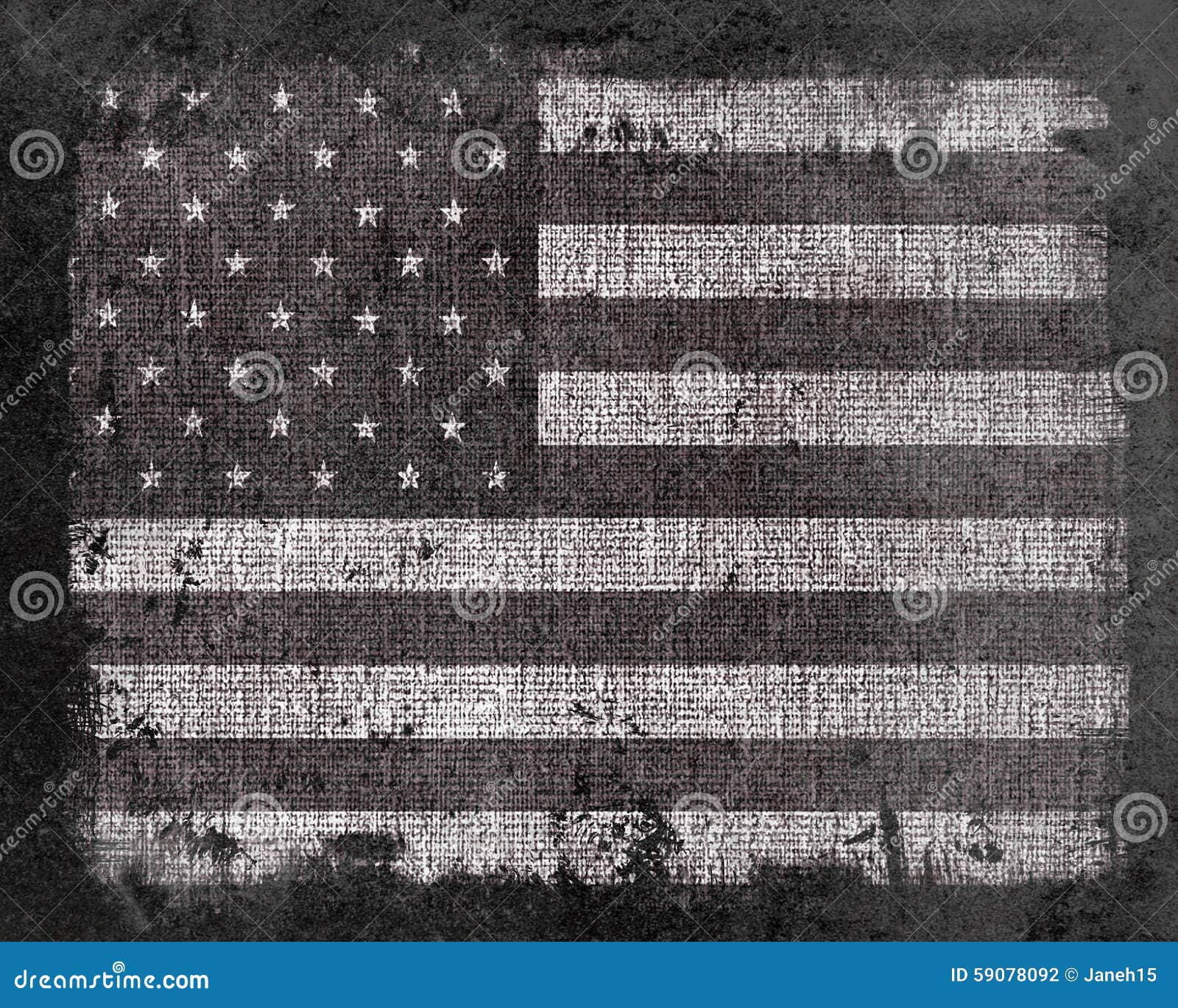 Grunge US Flag stock illustration. Illustration of design 59078092