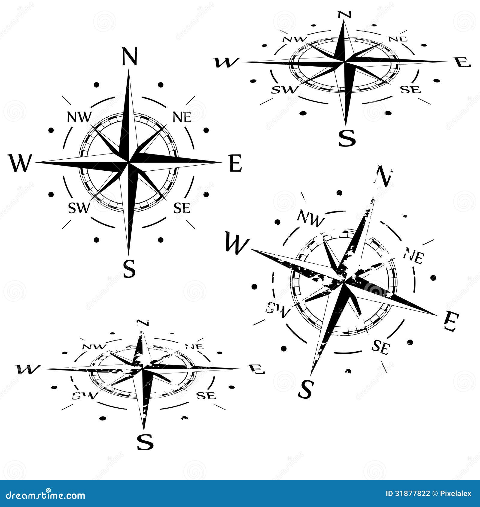 Compass Clip Art at  - vector clip art online, royalty free &  public domain