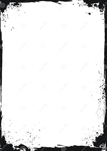 Grunge white frame stock vector. Illustration of decor - 8489865