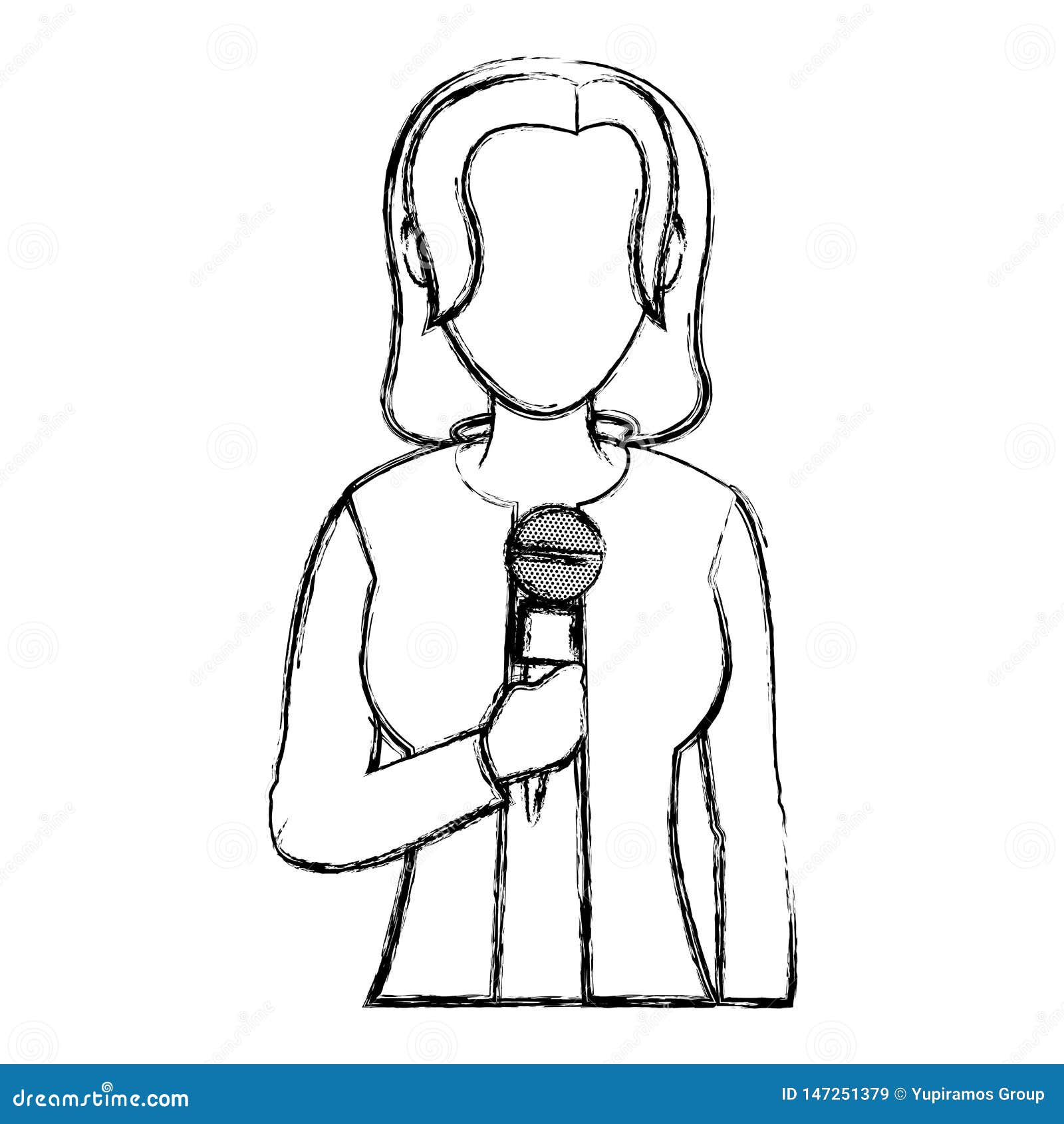 woman news reporter character vector illustration design Stock Vector Image   Art  Alamy