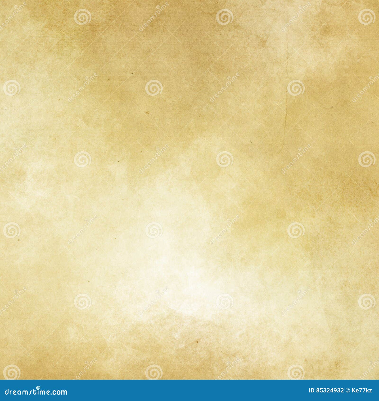 Grunge Yellowed Paper Background. Stock Photo Image of space, surface