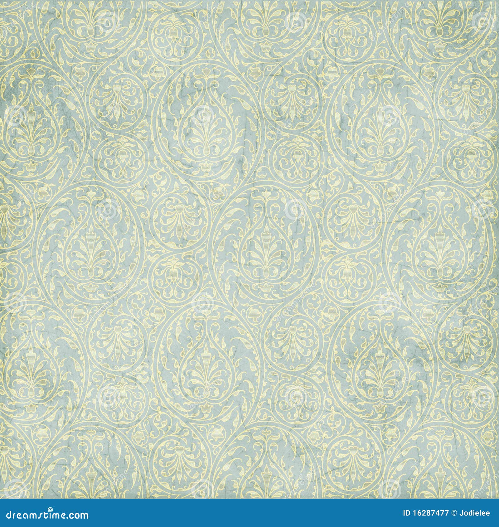 Grungy Blue Green Paisley Texture Background Stock Image - Image of ...