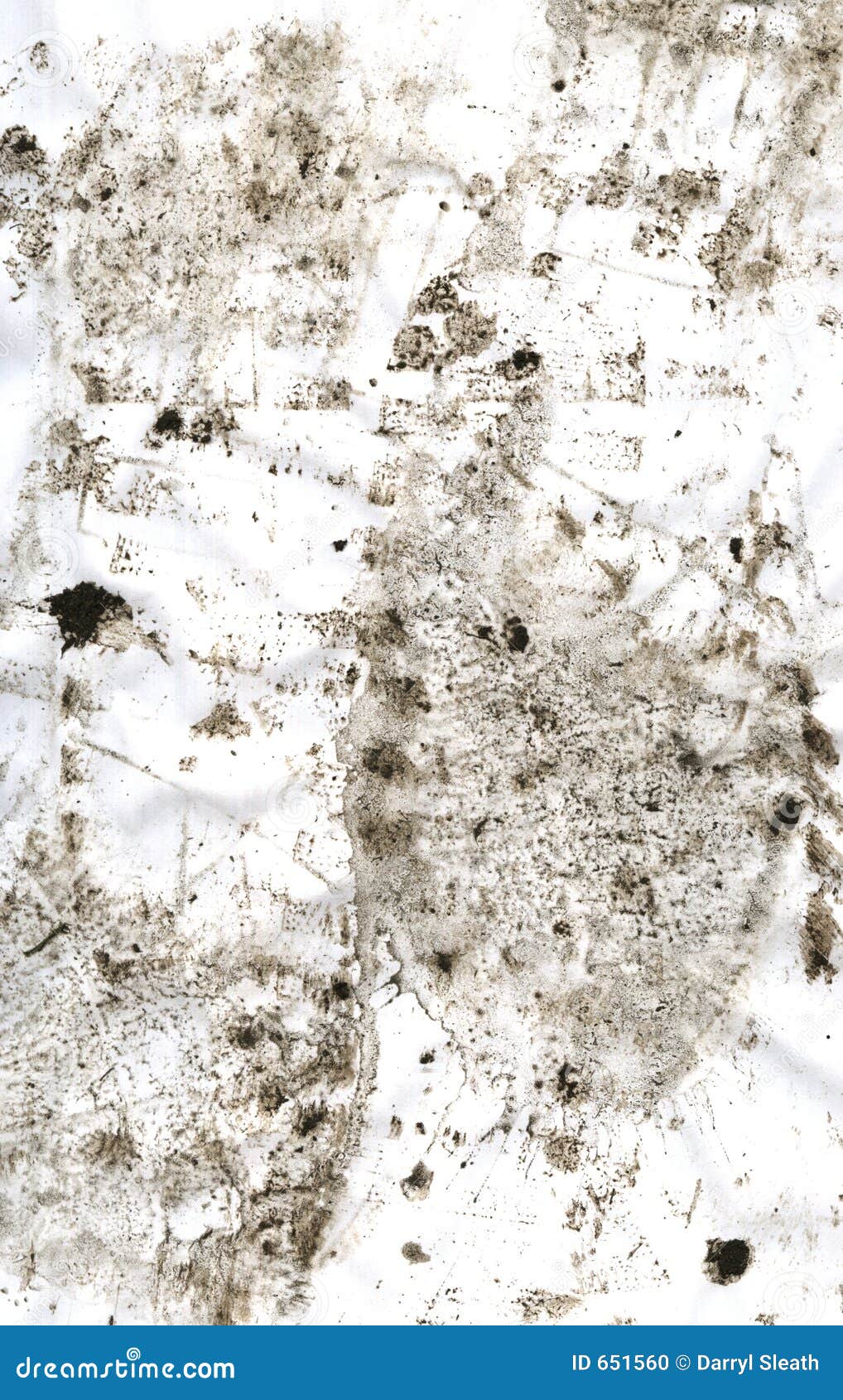 grungy footprint smudges